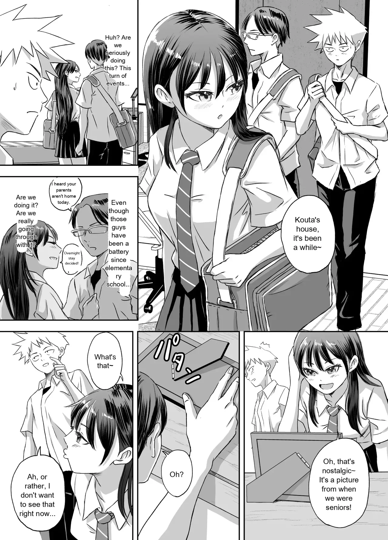 [Meganeko]The Story of How I Became a High School Girl Before the School Trip Page 57
