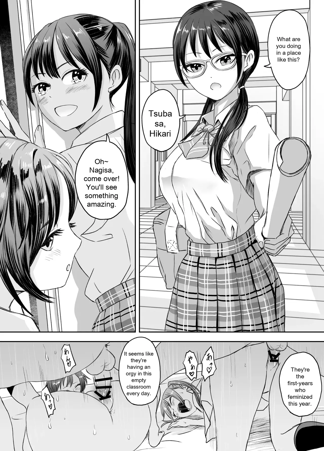 [Meganeko]Joshi Kousei ni Natta Mama Tanoshimu Gakuen Seikatsu | Enjoying School Life While Remaining a High School Girl[English] Page 6