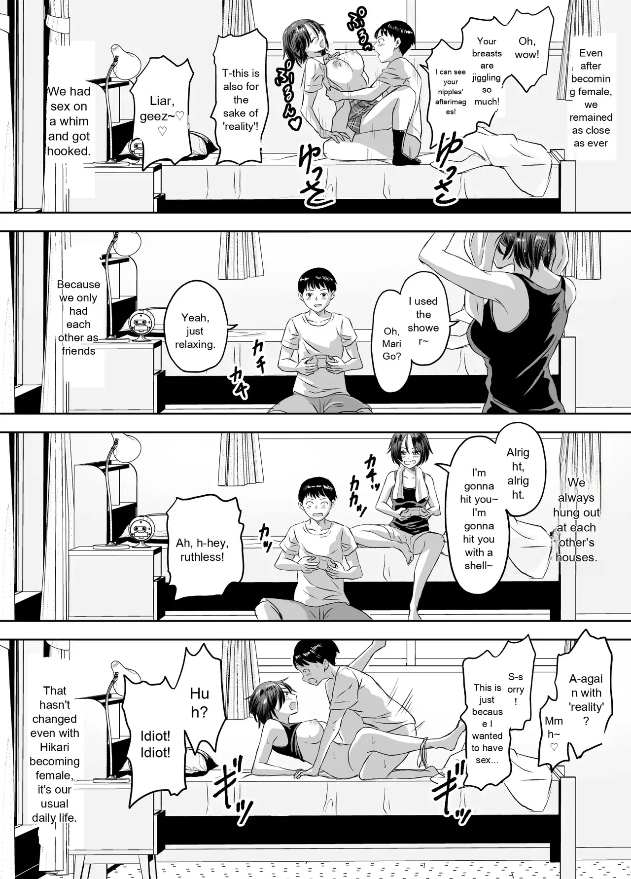 [Meganeko]Joshi Kousei ni Natta Mama Tanoshimu Gakuen Seikatsu | Enjoying School Life While Remaining a High School Girl[English] Page 66