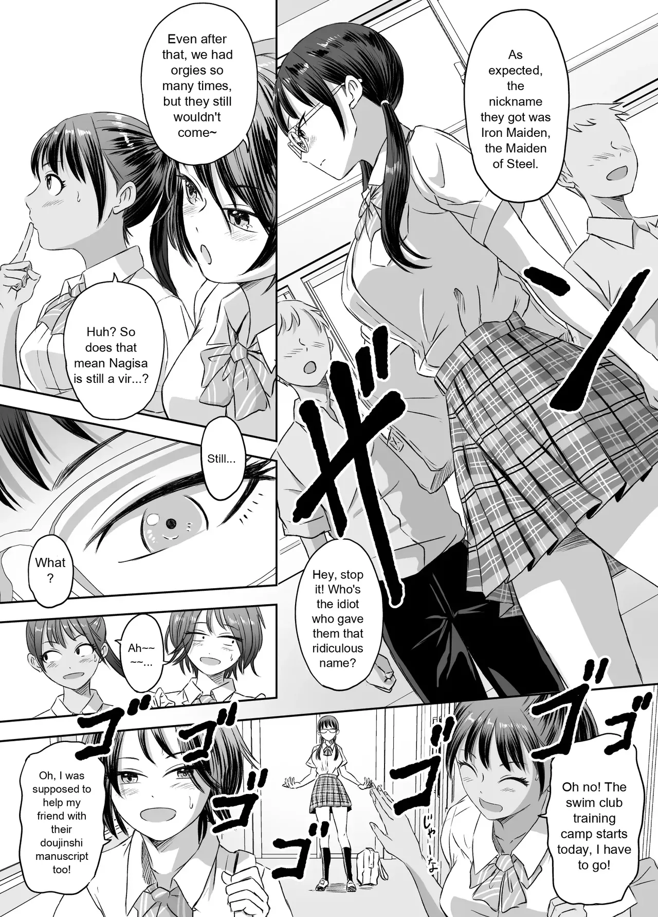 [Meganeko]Joshi Kousei ni Natta Mama Tanoshimu Gakuen Seikatsu | Enjoying School Life While Remaining a High School Girl[English] Page 8