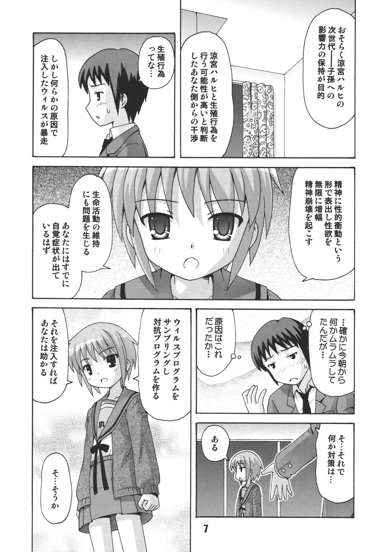 [Shinohara Heavy Industry (Various)]HaruhiX(Suzumiya Haruhi no Yuuutsu) [Digital] Page 6