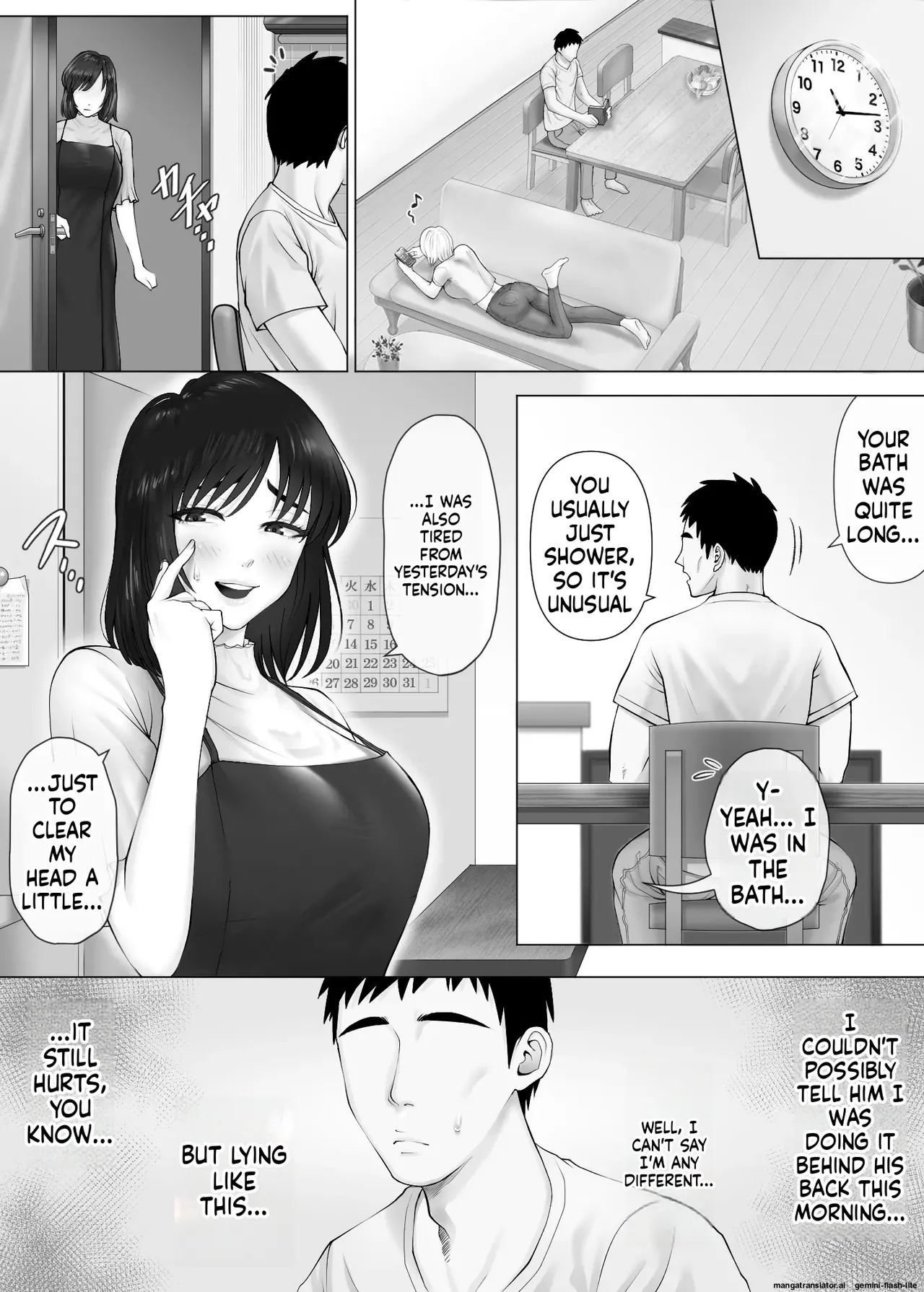 [Mitsumitsu Niku (Hikitogu)]LeveChi na Swapping 3 ~Honrosareru Fuufu Hen~ Page 19