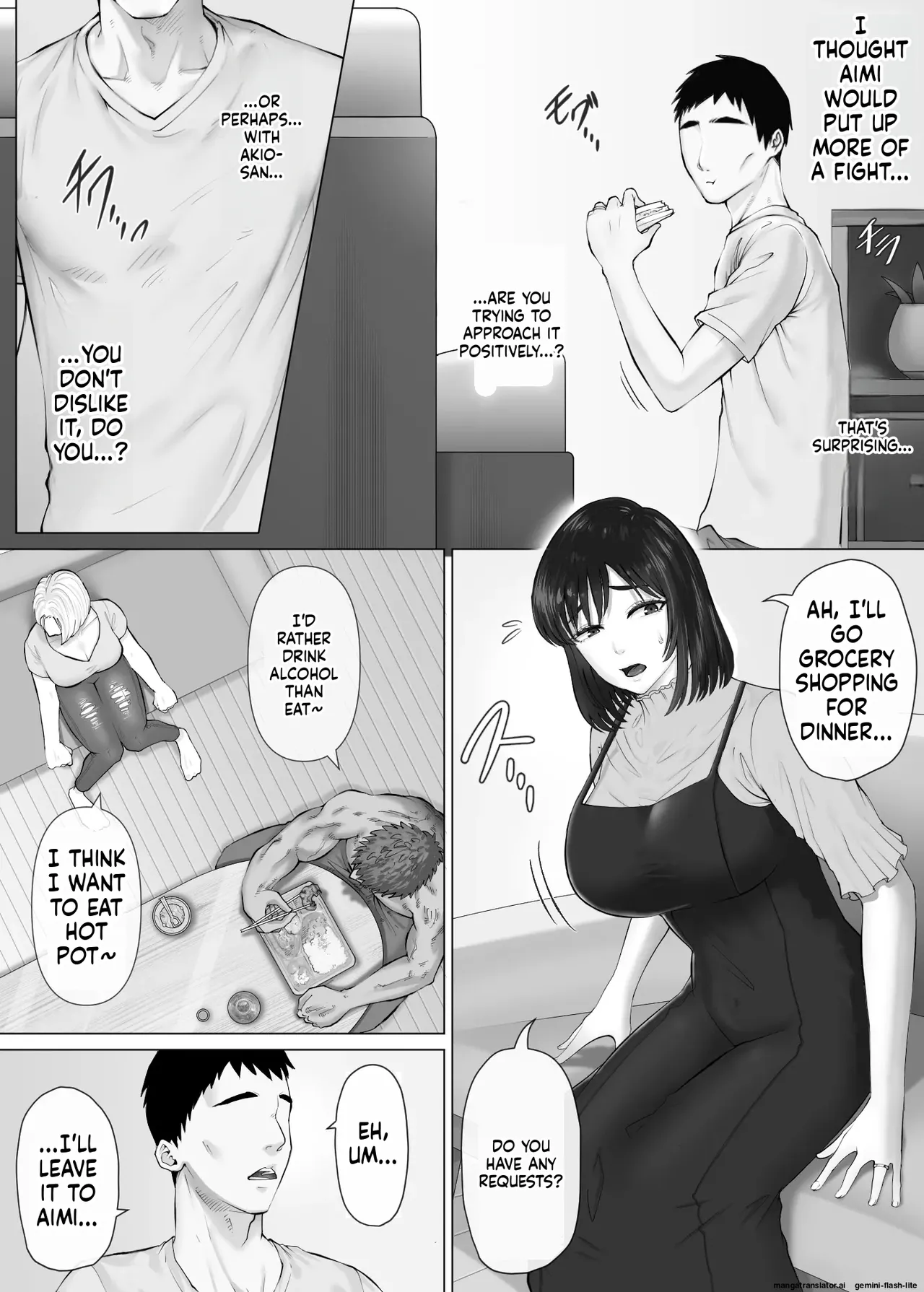 [Mitsumitsu Niku (Hikitogu)]LeveChi na Swapping 3 ~Honrosareru Fuufu Hen~ Page 23