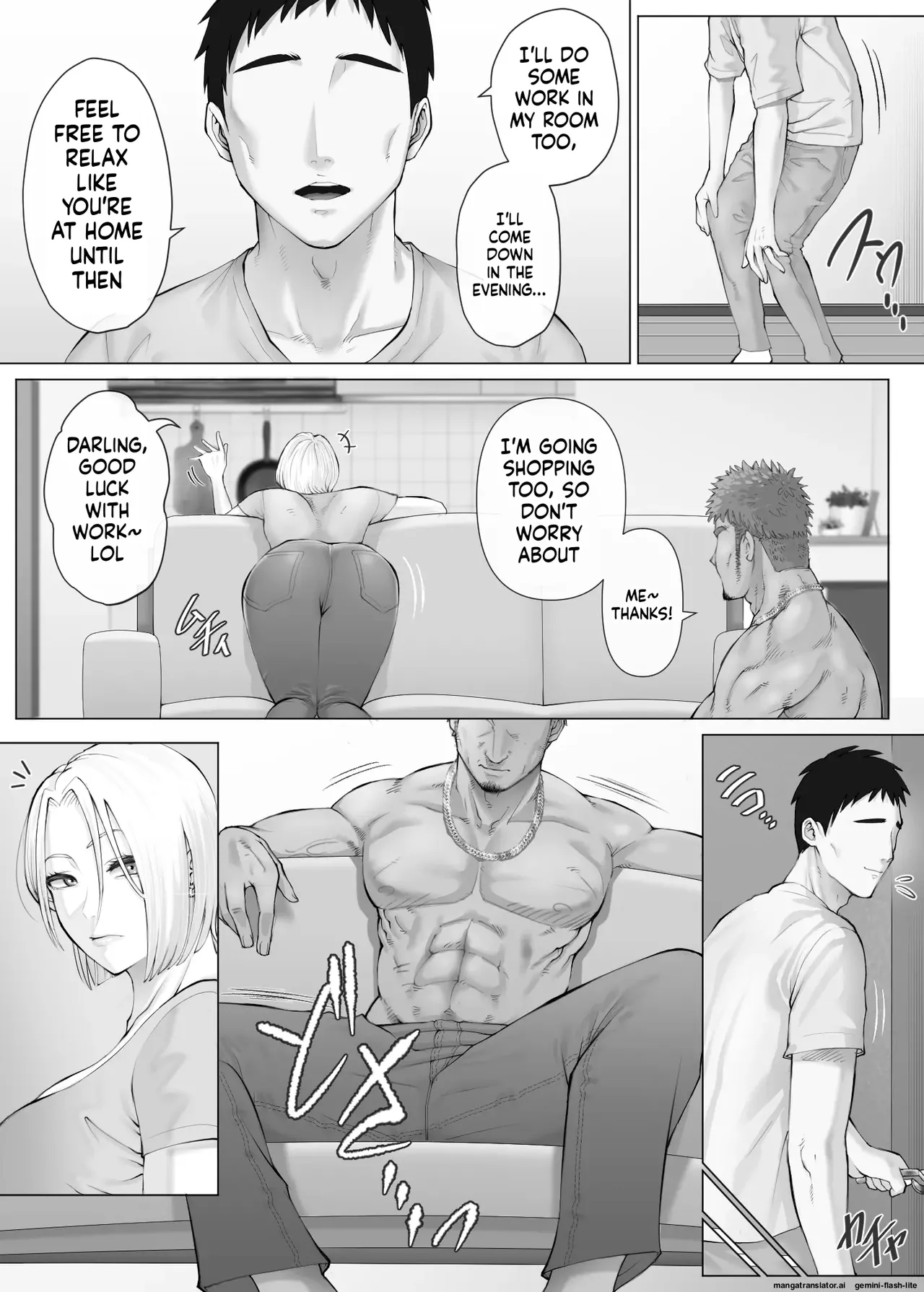 [Mitsumitsu Niku (Hikitogu)]LeveChi na Swapping 3 ~Honrosareru Fuufu Hen~ Page 25