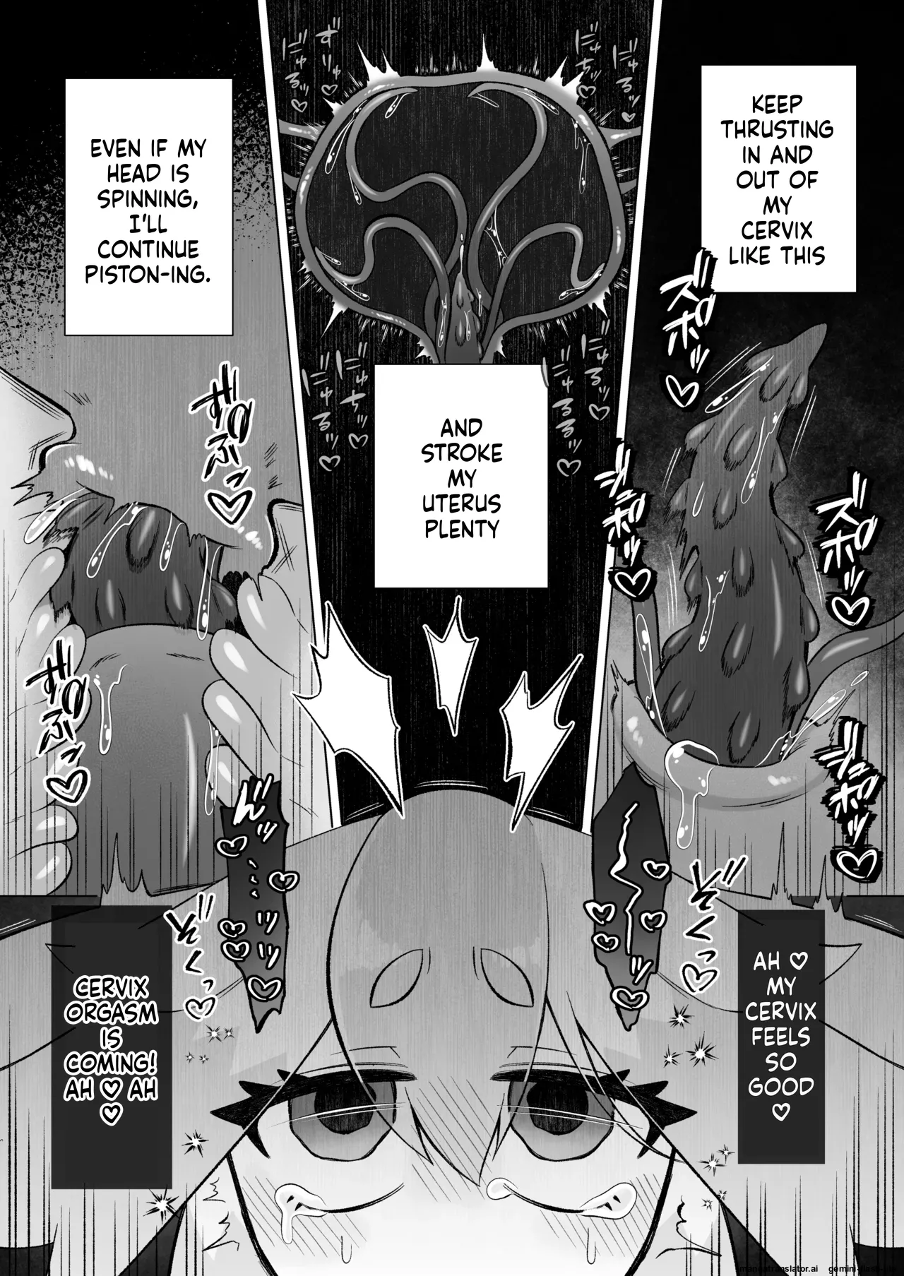 [Moto no Hondana (Moto)]Minarai futanari Inma ga Shokushu  Onanii de Kairaku  Zecchou   Tanren suru Ohanashi[English] [SCANMTL] Page 38