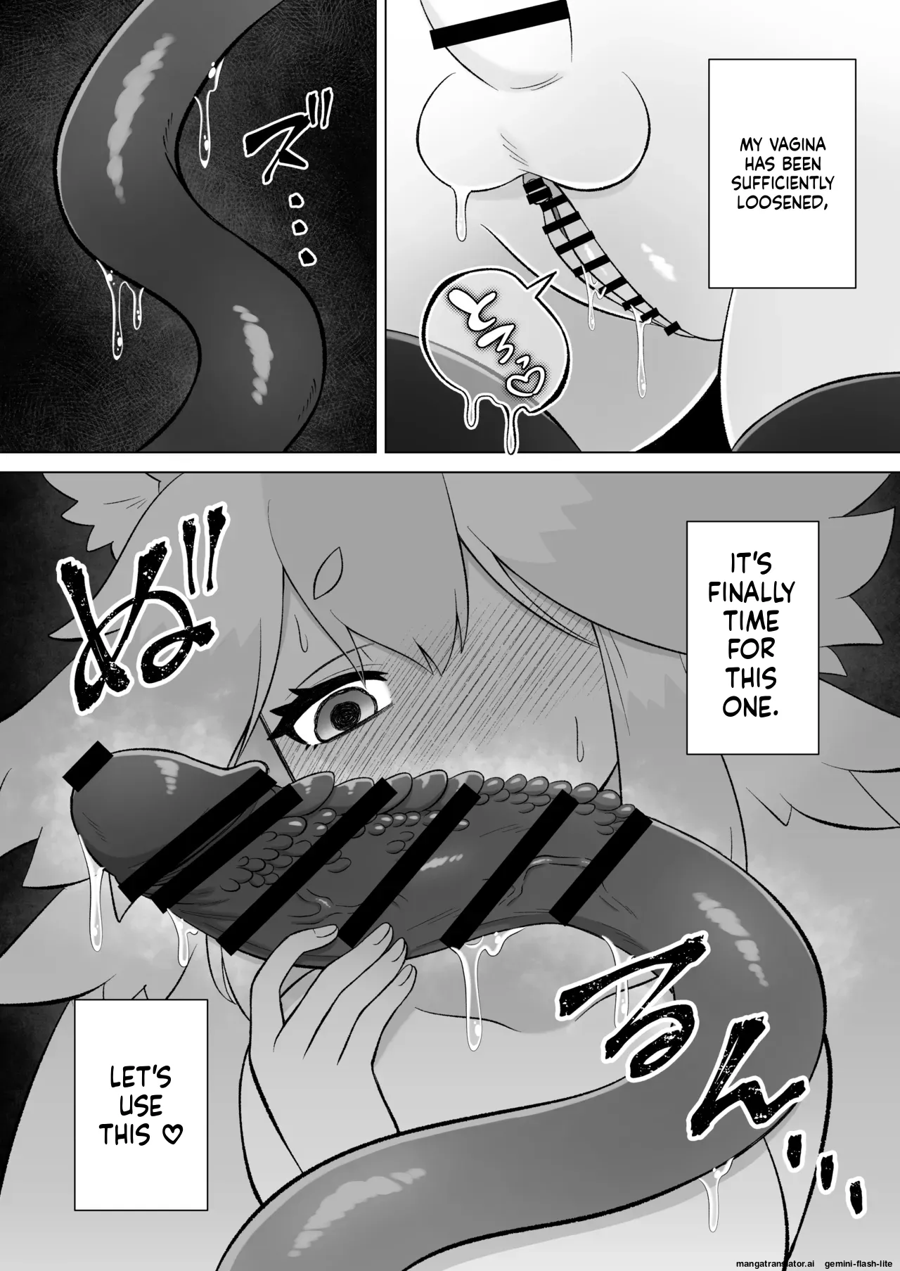 [Moto no Hondana (Moto)]Minarai futanari Inma ga Shokushu  Onanii de Kairaku  Zecchou   Tanren suru Ohanashi[English] [SCANMTL] Page 43