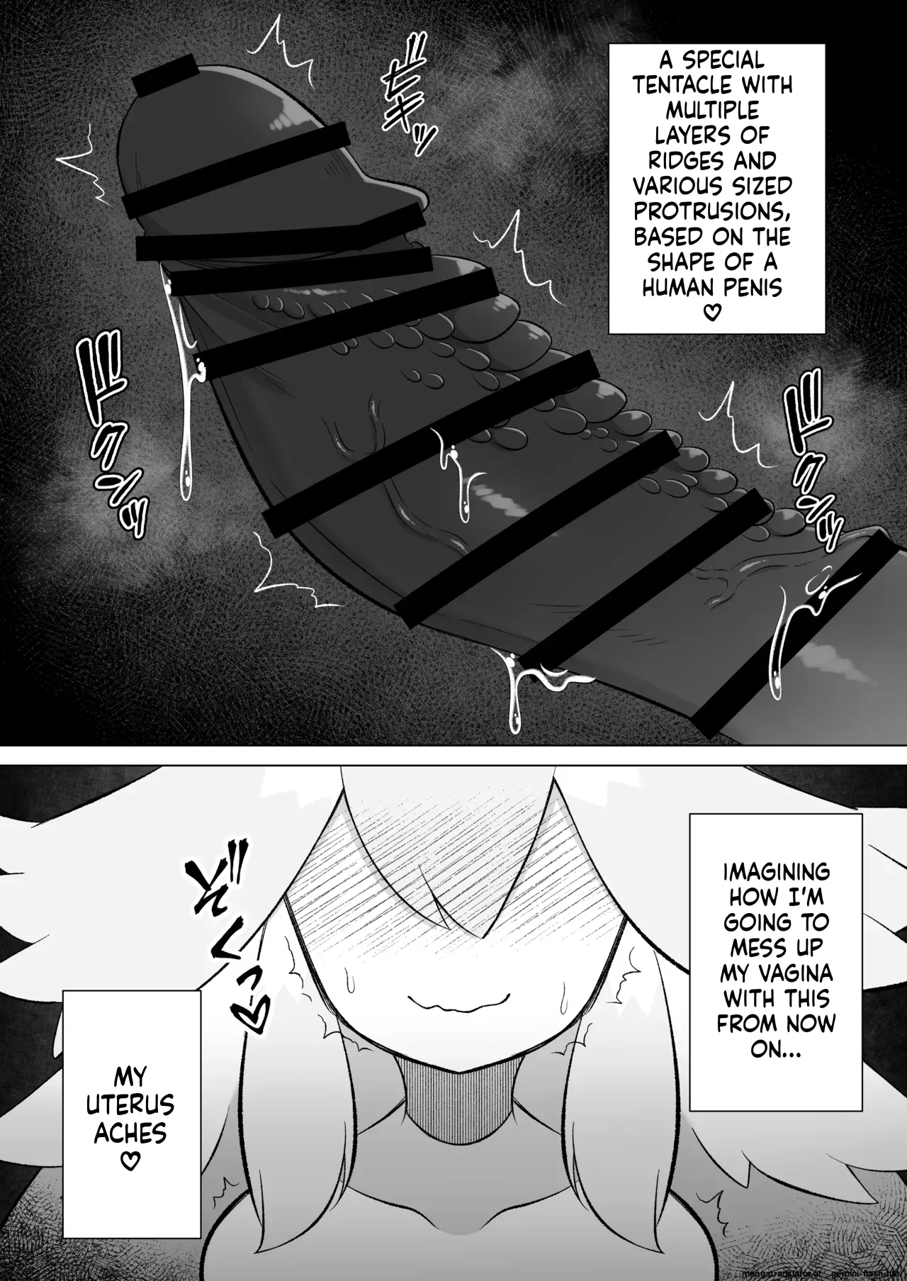 [Moto no Hondana (Moto)]Minarai futanari Inma ga Shokushu  Onanii de Kairaku  Zecchou   Tanren suru Ohanashi[English] [SCANMTL] Page 44