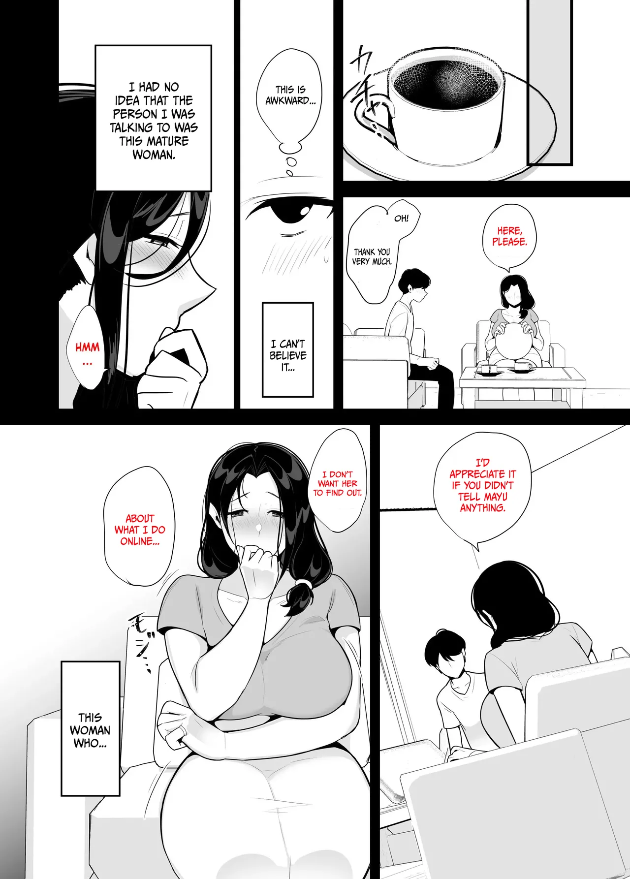 [Botamochi]Kanojo no Haha ni Taberareru ~ Yuuwaku sarete Naisho no Furin Kankei | My girlfriend's mother devours me ~ Seduced into having a secret relationship.[English] Page 10