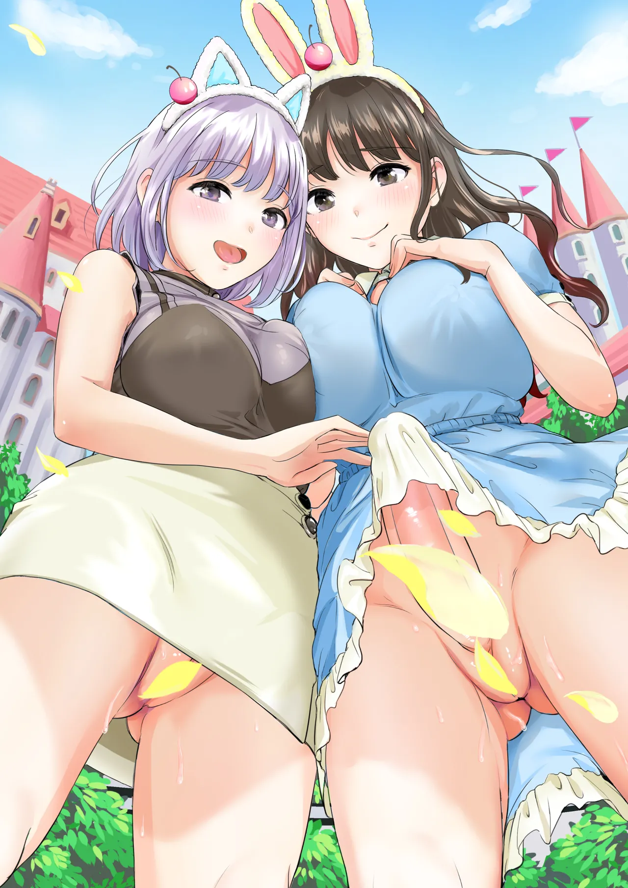 [macdoll (Shijou Mako)]Futanari Shukoshuko Date Plan | A Futanari Rub-rub Date Plan[English] [Aishi21] [Digital] Page 2