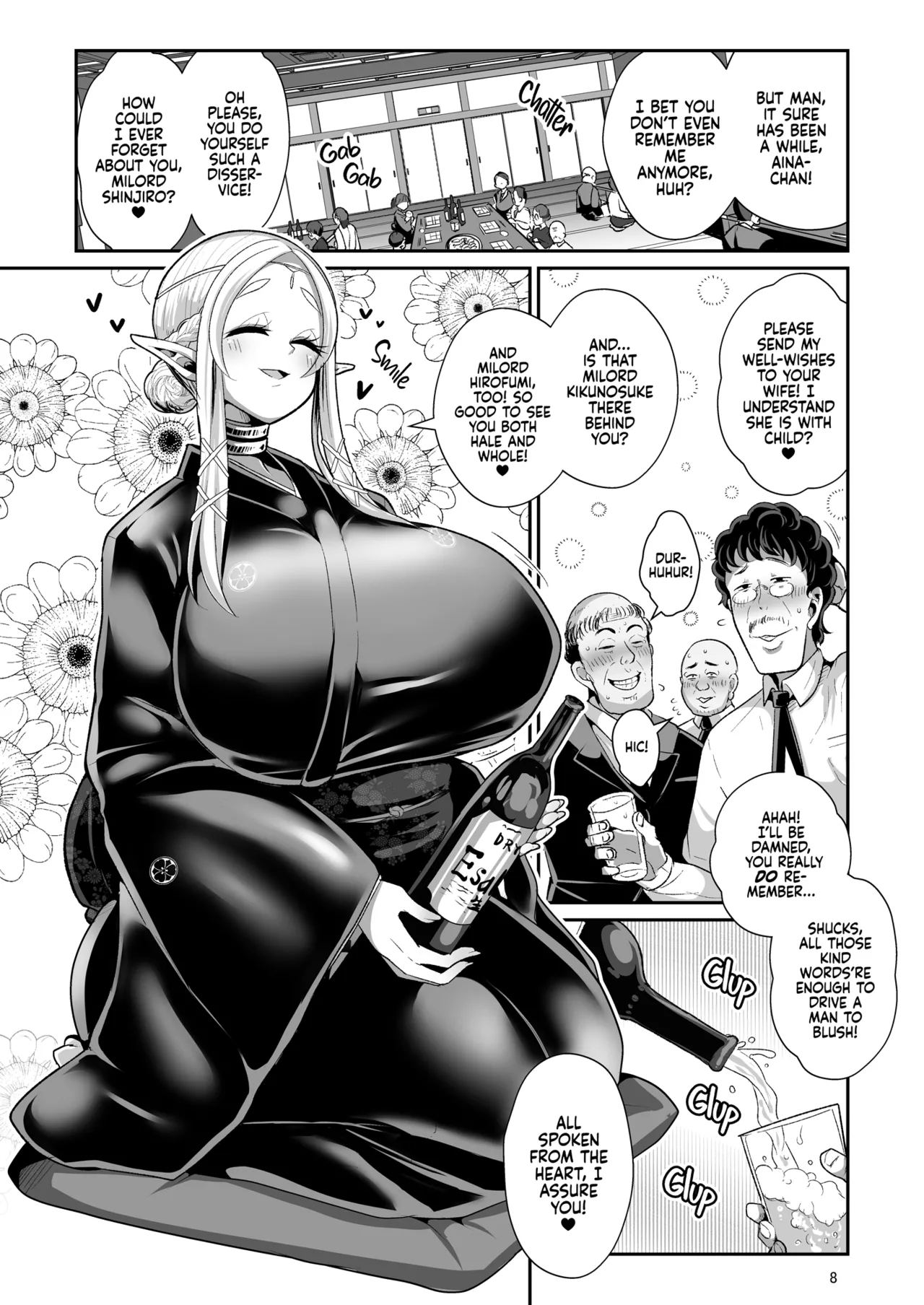 [Shinshunshantonshou (Bukatsu)]H Seidorei Elf no Souzoku Mondai ni Tsuite ~ Sougi-hen | Machinations of an Elven Concubine Part Two: Funeral[English] {2d-market.com} [Decensored] [Digital] Page 10