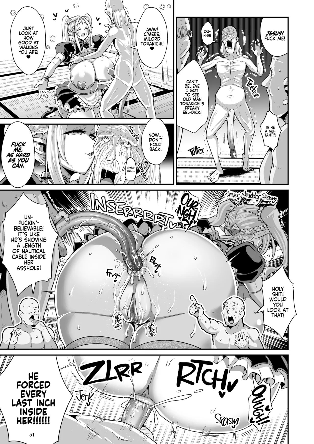 [Shinshunshantonshou (Bukatsu)]H Seidorei Elf no Souzoku Mondai ni Tsuite ~ Sougi-hen | Machinations of an Elven Concubine Part Two: Funeral[English] {2d-market.com} [Decensored] [Digital] Page 53