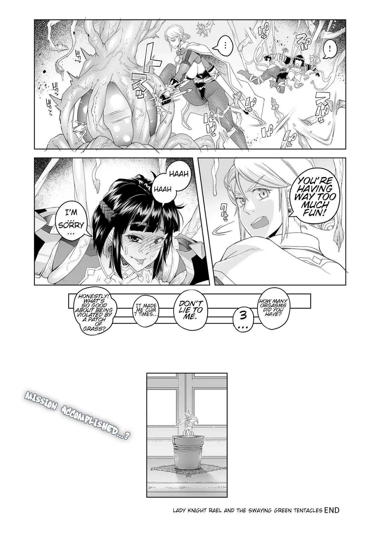 [Asaki Blog Branch Office (Asaki Takayuki)]Onna Kishi Rahel to Midori Ude no Yuragi - Lady Knight Rahel and the Swaying Green Tentacles[Digital] [CT Scans] Page 10