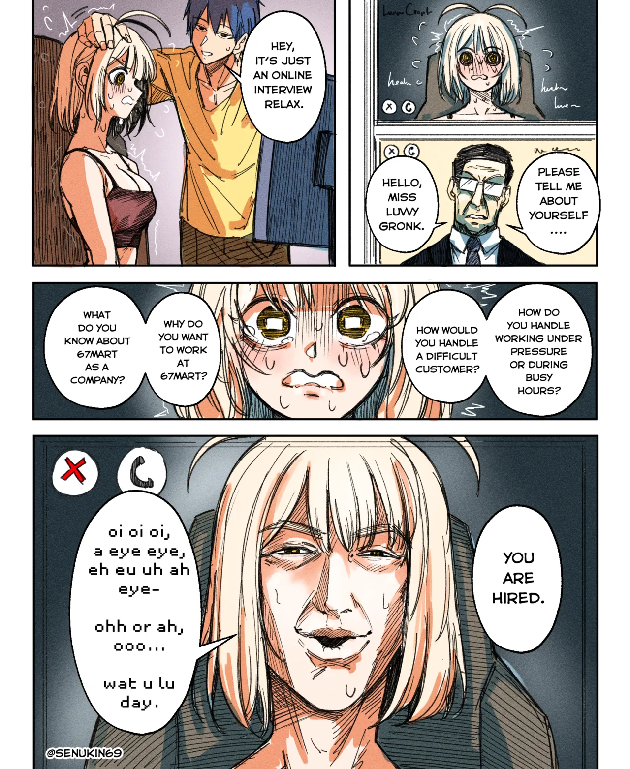 [Senukin]Brainrot Girlfriend[ongoing] Page 76