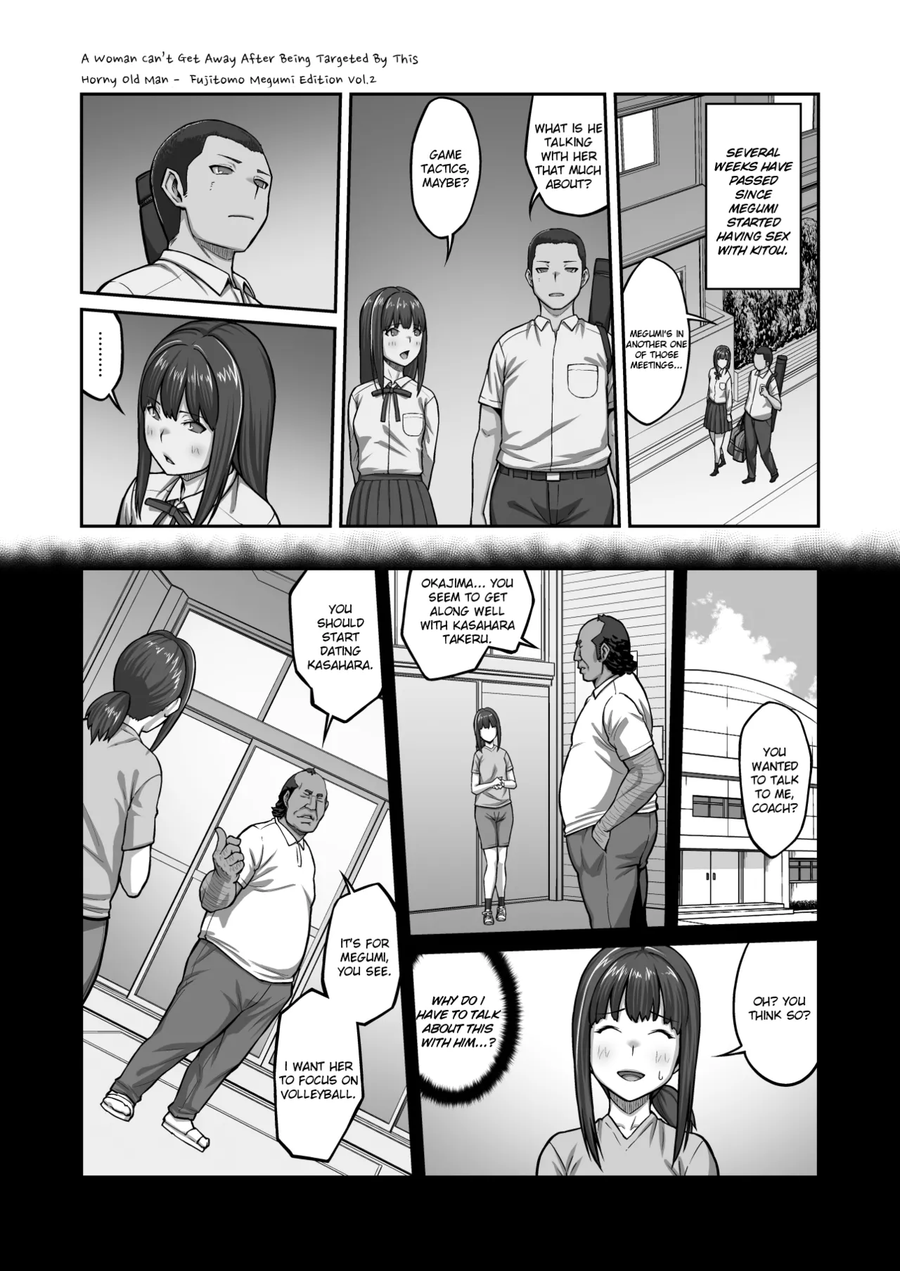 [ClimbCrown]Nakadashi Oji-san ni Nerawareta Mesu wa Nigeru Koto ga Dekinai ~Fujitomo Megumi Hen 2~ | A Woman Can't Get Away After Being Targeted By This Horny Old Man - Fujitomo Megumi Edition Vol.2 [English] =White Symphony=[Digital] Page 45