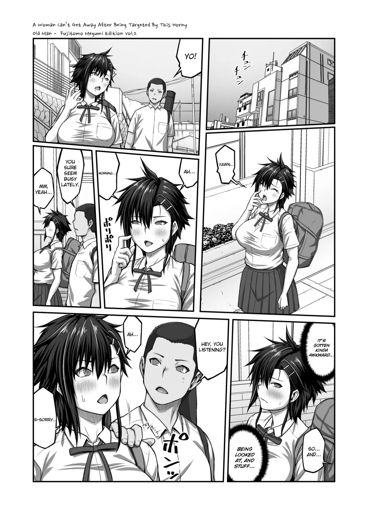 [ClimbCrown]Nakadashi Oji-san ni Nerawareta Mesu wa Nigeru Koto ga Dekinai ~Fujitomo Megumi Hen 2~ | A Woman Can't Get Away After Being Targeted By This Horny Old Man - Fujitomo Megumi Edition Vol.2 [English] =White Symphony=[Digital] Page 47