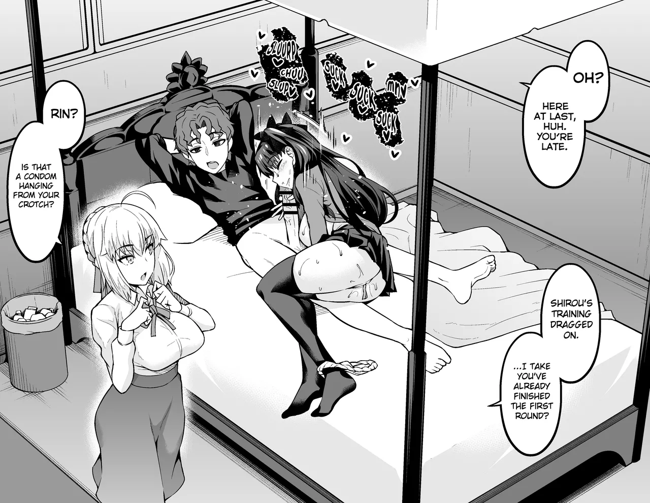 [Ankoman]Saoyaku Shinji ga Saber-tachi to Yarimakuru Hon | Shinji, the Stud, has Wild Sex with Saber and the Others(Fate/stay night) [English Translation Compilation] Page 34