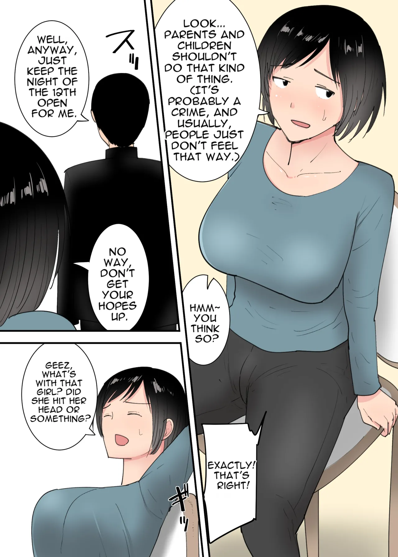 [Templicher]Kaa-san to Sex Shita Mikkakan | Three Days of Sex with My Mom[English] [MTL] Page 5