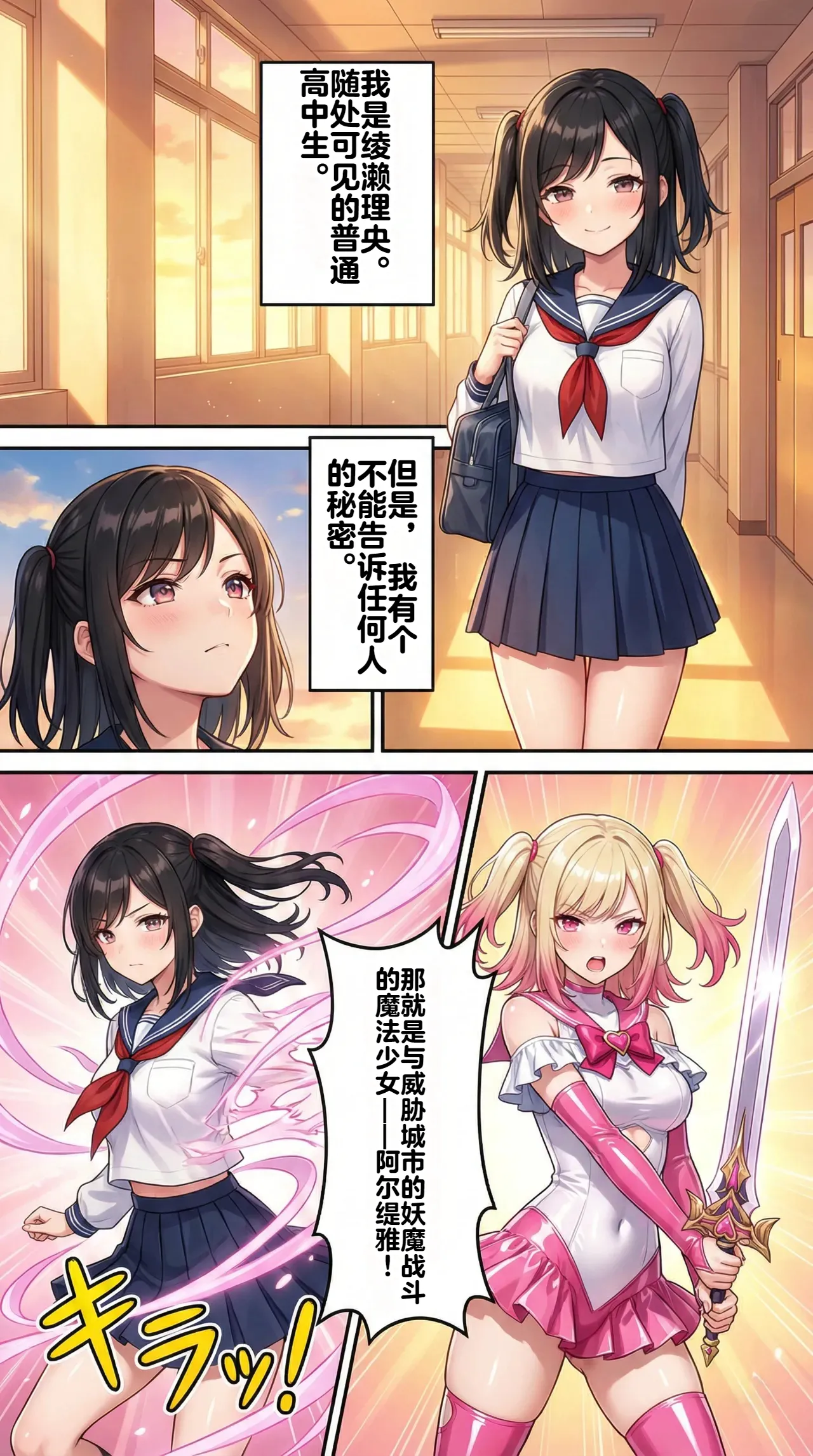 [Taka Hawk]Ochiyuku Hoshi, Kuroki Kairaku 1+2[Chinese] [机翻] [AI Generated] Page 2