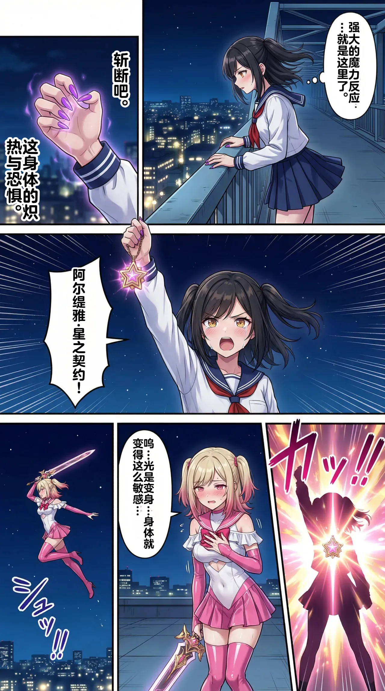 [Taka Hawk]Ochiyuku Hoshi, Kuroki Kairaku 1+2[Chinese] [机翻] [AI Generated] Page 27