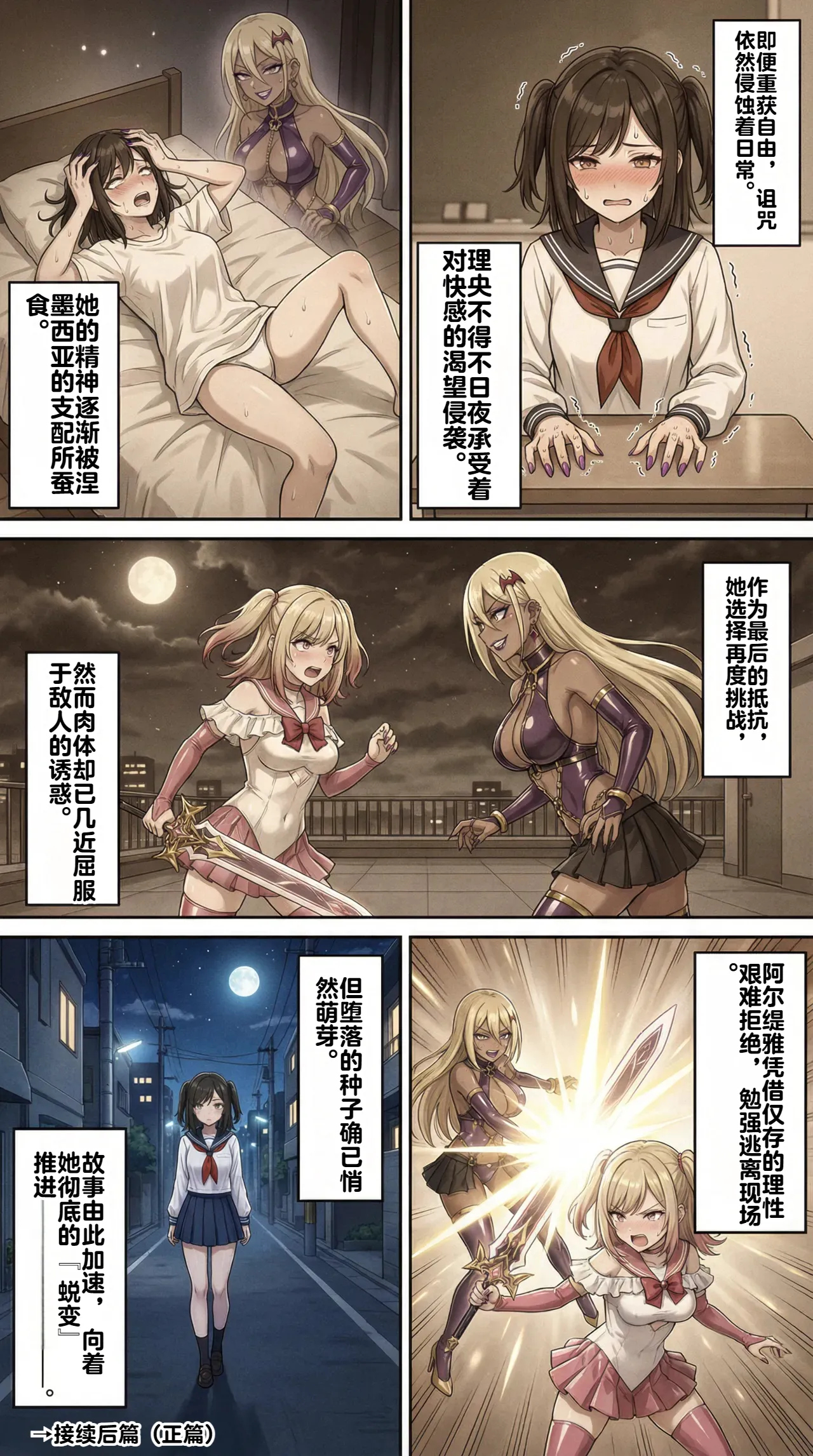 [Taka Hawk]Ochiyuku Hoshi, Kuroki Kairaku 1+2[Chinese] [机翻] [AI Generated] Page 43