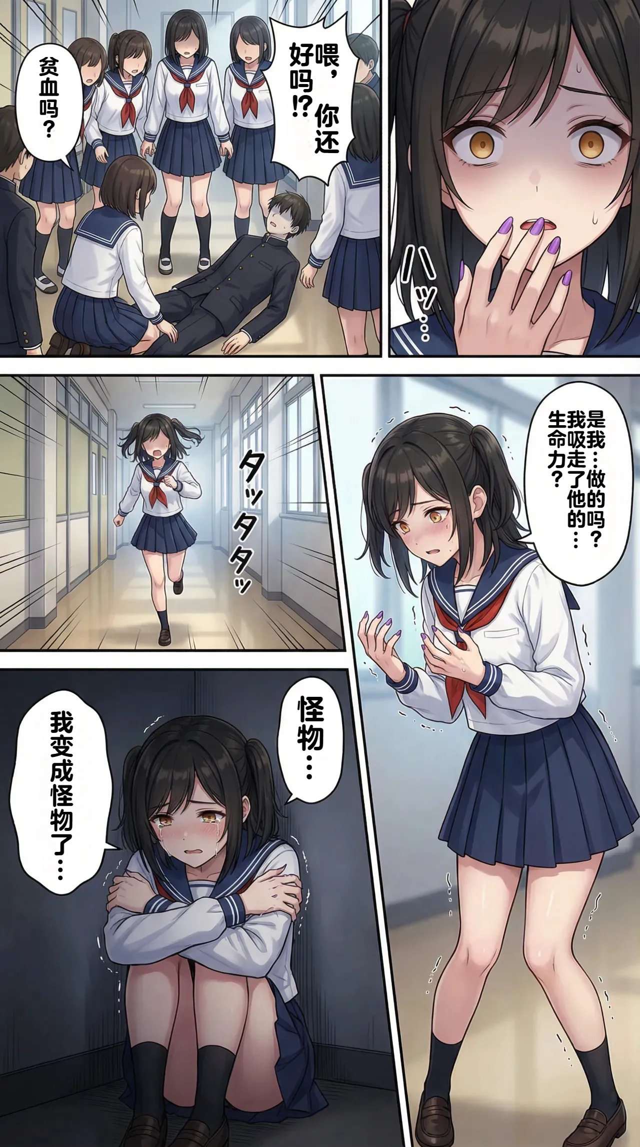 [Taka Hawk]Ochiyuku Hoshi, Kuroki Kairaku 1+2[Chinese] [机翻] [AI Generated] Page 50