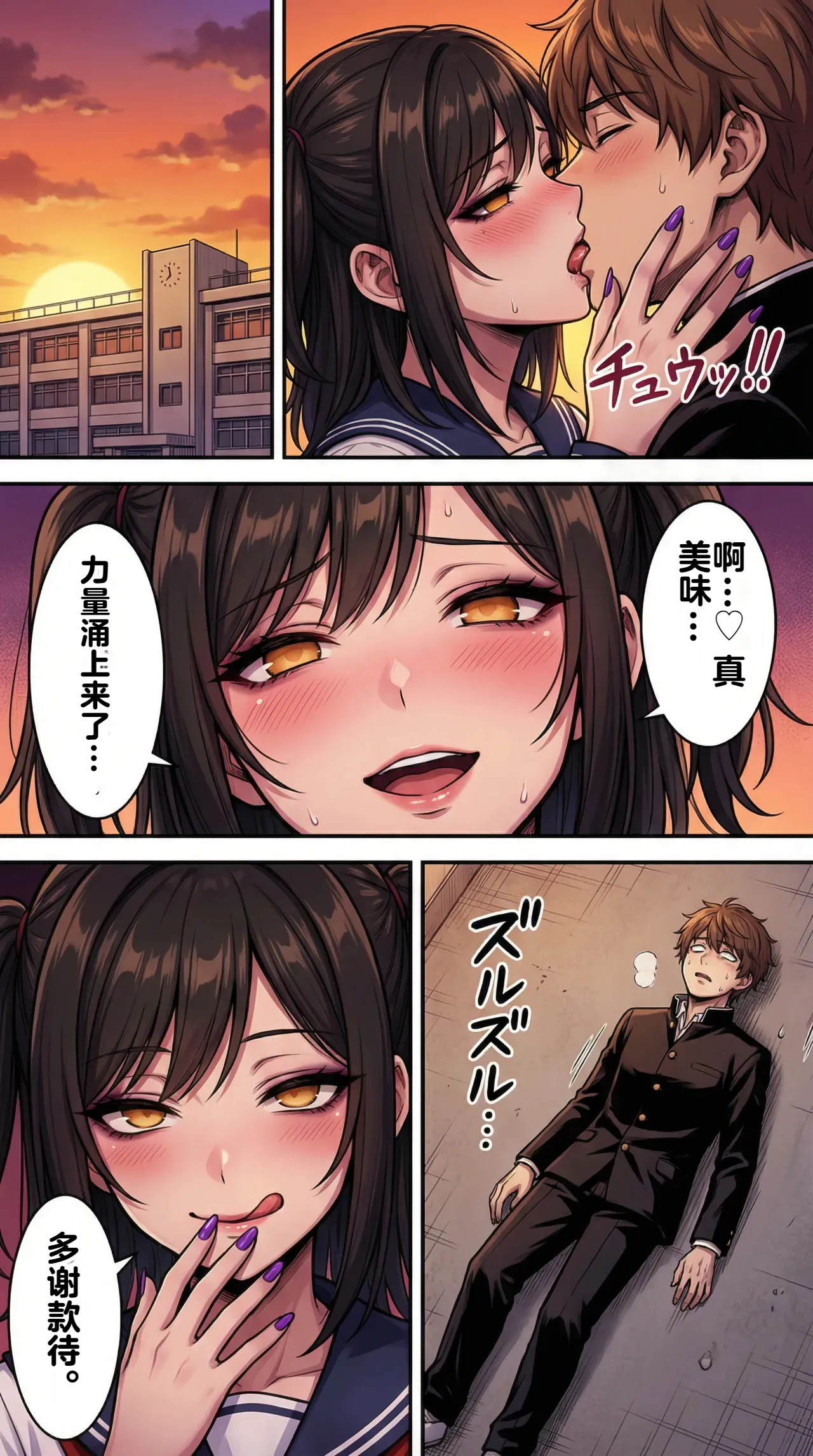 [Taka Hawk]Ochiyuku Hoshi, Kuroki Kairaku 1+2[Chinese] [机翻] [AI Generated] Page 59