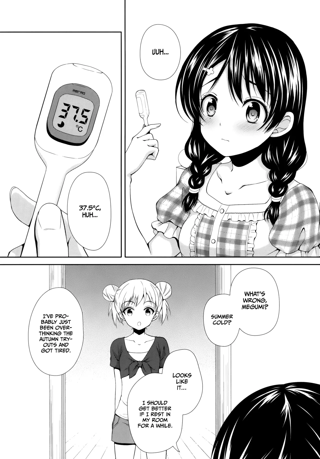 (COMIC1☆8) [Sugar*Berry*Syrup (Kuroe)]Tadokoro-chan Shintai Kensa(Shokugeki no Soma) [English] [Gagak_Ireng] Page 4
