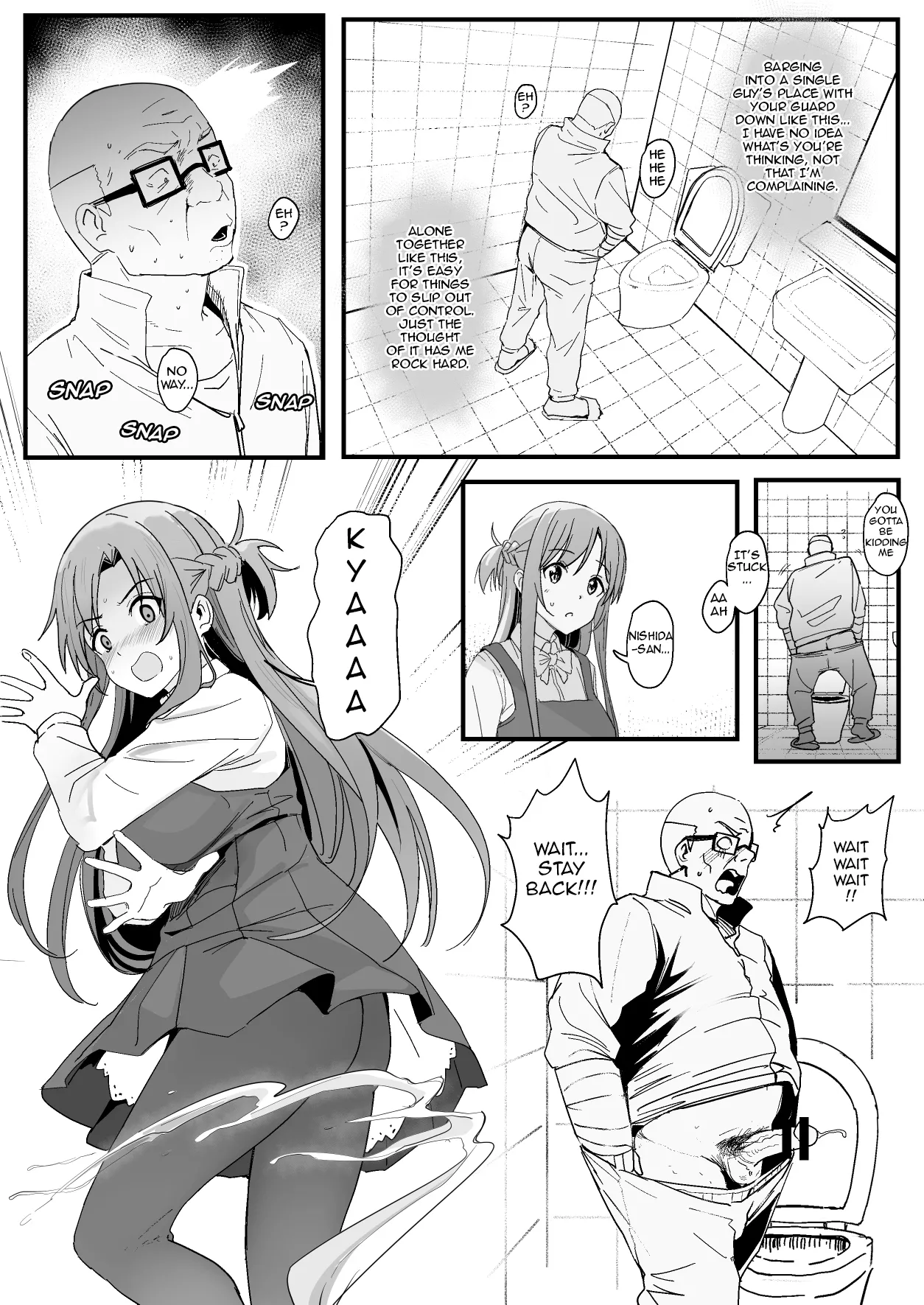 [Oninarasu]Asuna - Nishida 4(Sword Art Online) [English] Page 9