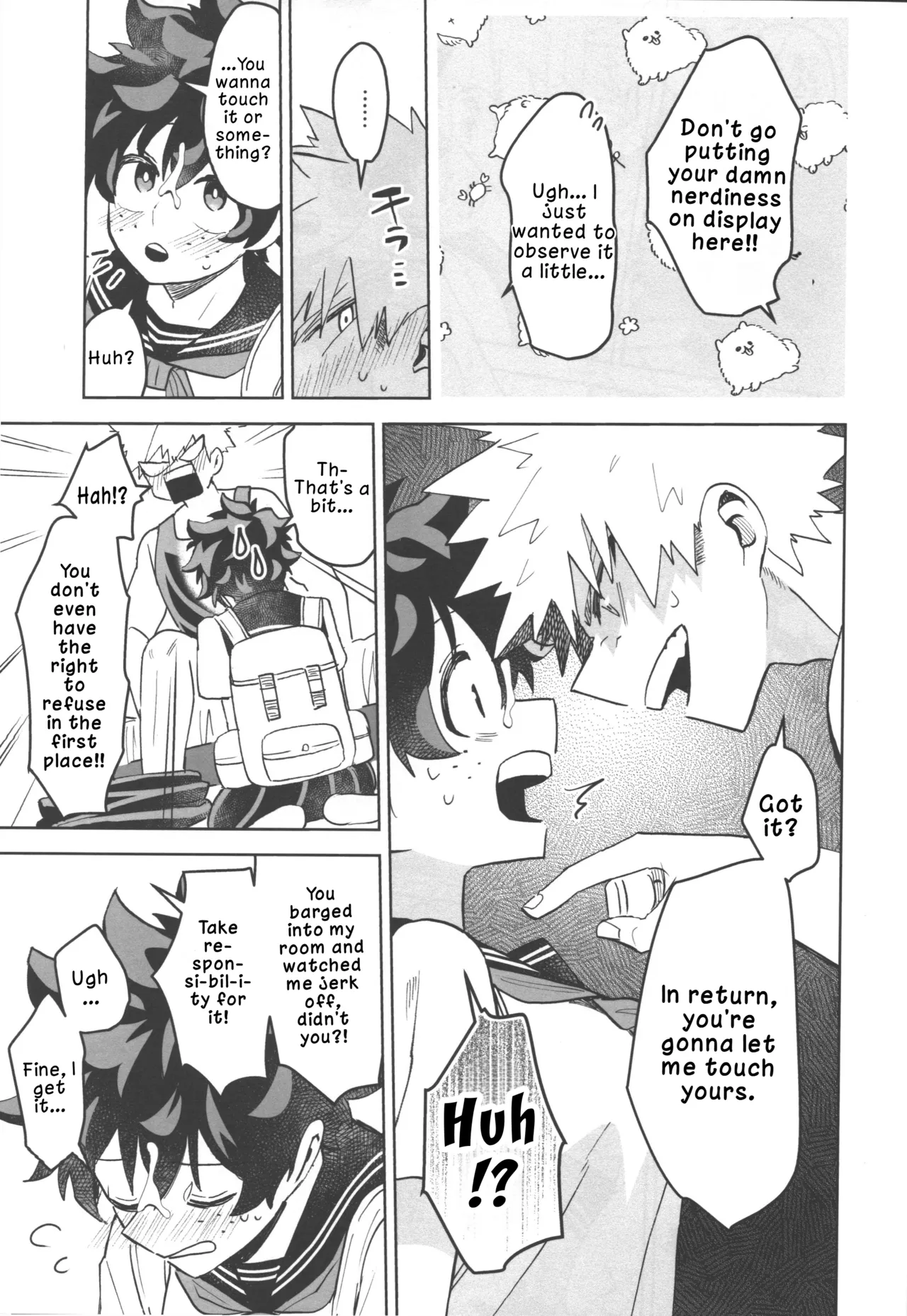 (Douyara Deban no Youda! 29) [Kinomuku Manami (Yakata)]Onegai ga Arimasu! (Boku no Hero Academia) | I Have a Favor to Ask![English] [LKK•Scans] Page 15