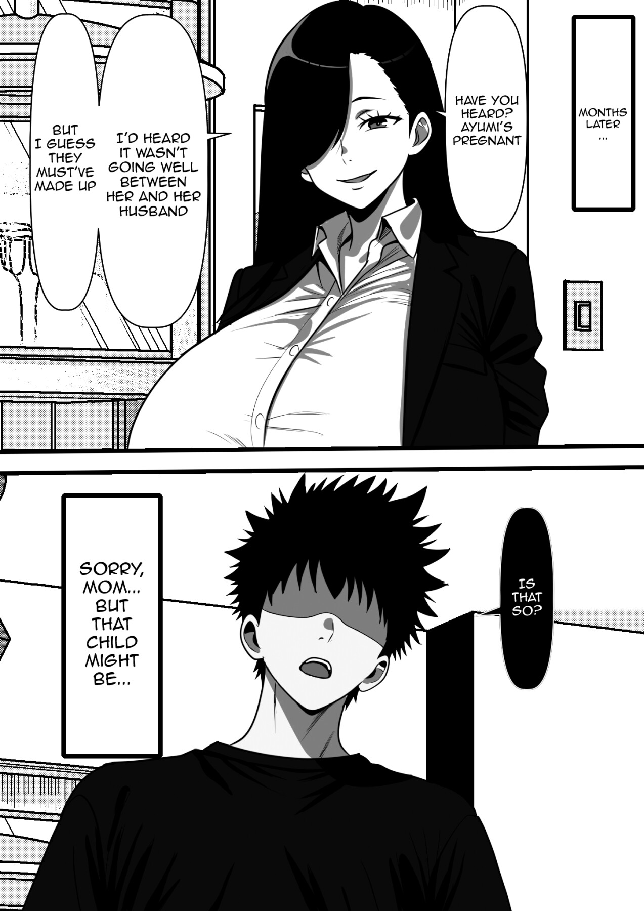 [Furitendou]Mob Danshi datta Ore ga Haha no Kouhai no YanMama o Haramaseru made no Hanashi | The Story Of How I, An Irrelevant Guy, Got To Impregnate My Mother's Delinquent MILF[English] Page 40