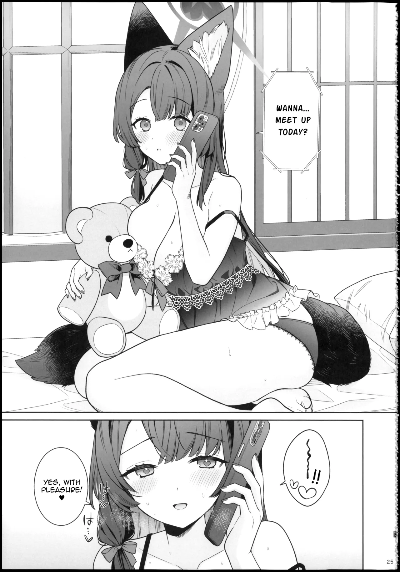 (Sensei no Archive 15) [NOMIYAGUMI (Ichinomiya)]Junjou Renjou Hatsujou Kitsune -6- | Pure Lovestruck Fox in Heat -6-(Blue Archive) [English] [mysterymeat3] Page 25