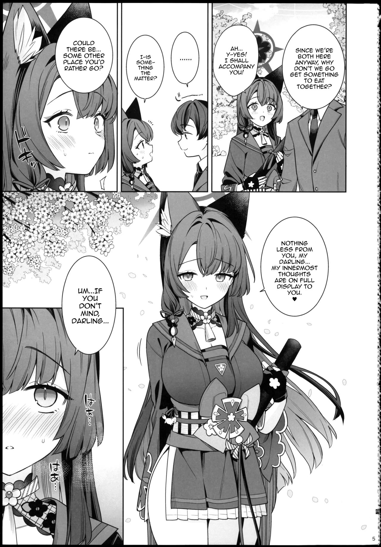 (Sensei no Archive 15) [NOMIYAGUMI (Ichinomiya)]Junjou Renjou Hatsujou Kitsune -6- | Pure Lovestruck Fox in Heat -6-(Blue Archive) [English] [mysterymeat3] Page 5