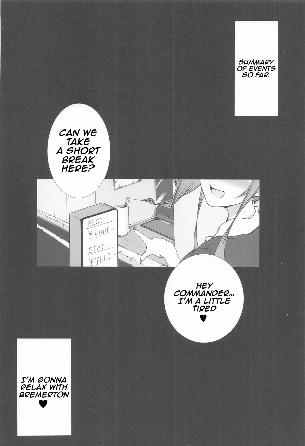 (C107) [POLARIS BLUE (Polaris)]Gokyuukei,  Yonjikanme - Four hour rest ♥(Azur Lane) [English] Page 3