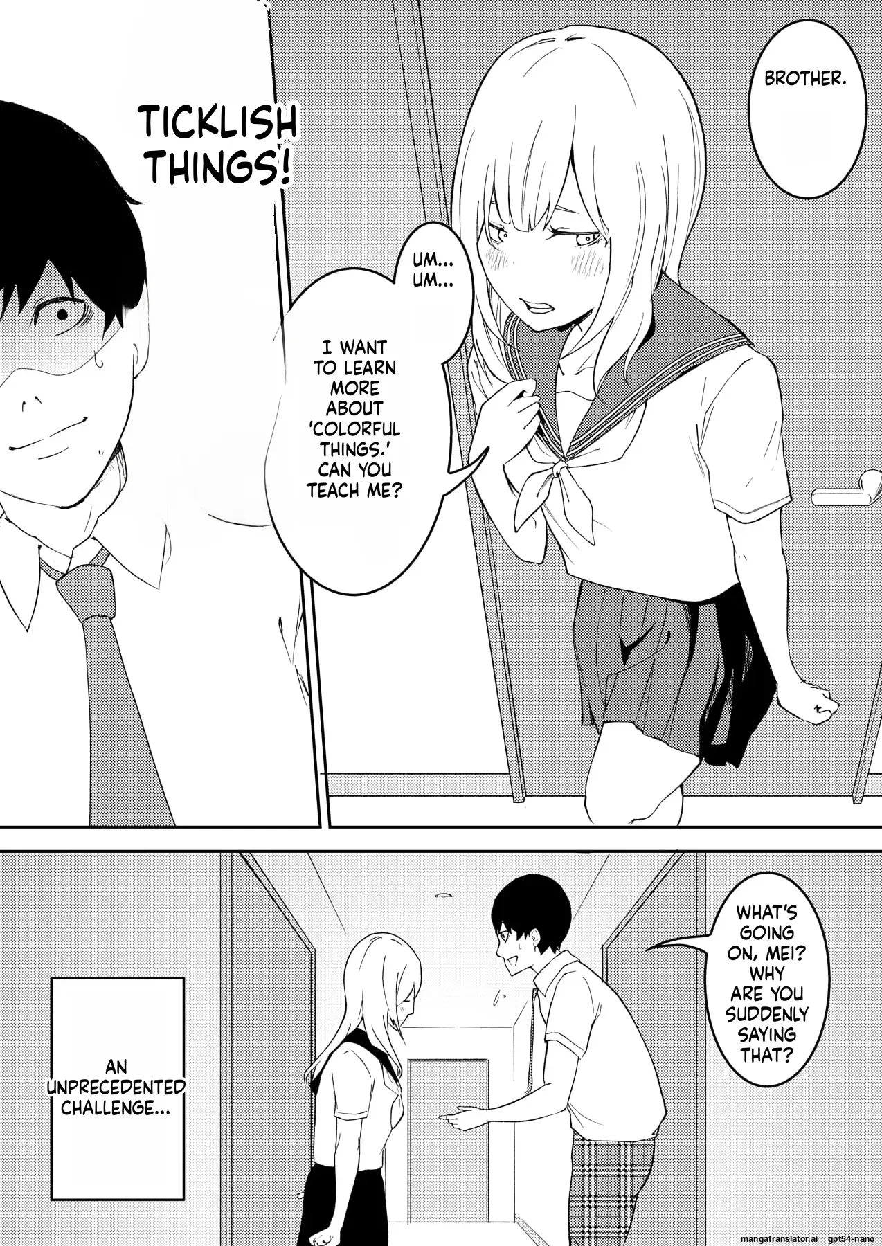 [Ohiya Horoyoi]Kinou Made wa Imouto no Otehon datta | Before Yesterday Clearly Still Keeps Saying  How much They Admire Me[English] [MTL] Page 3
