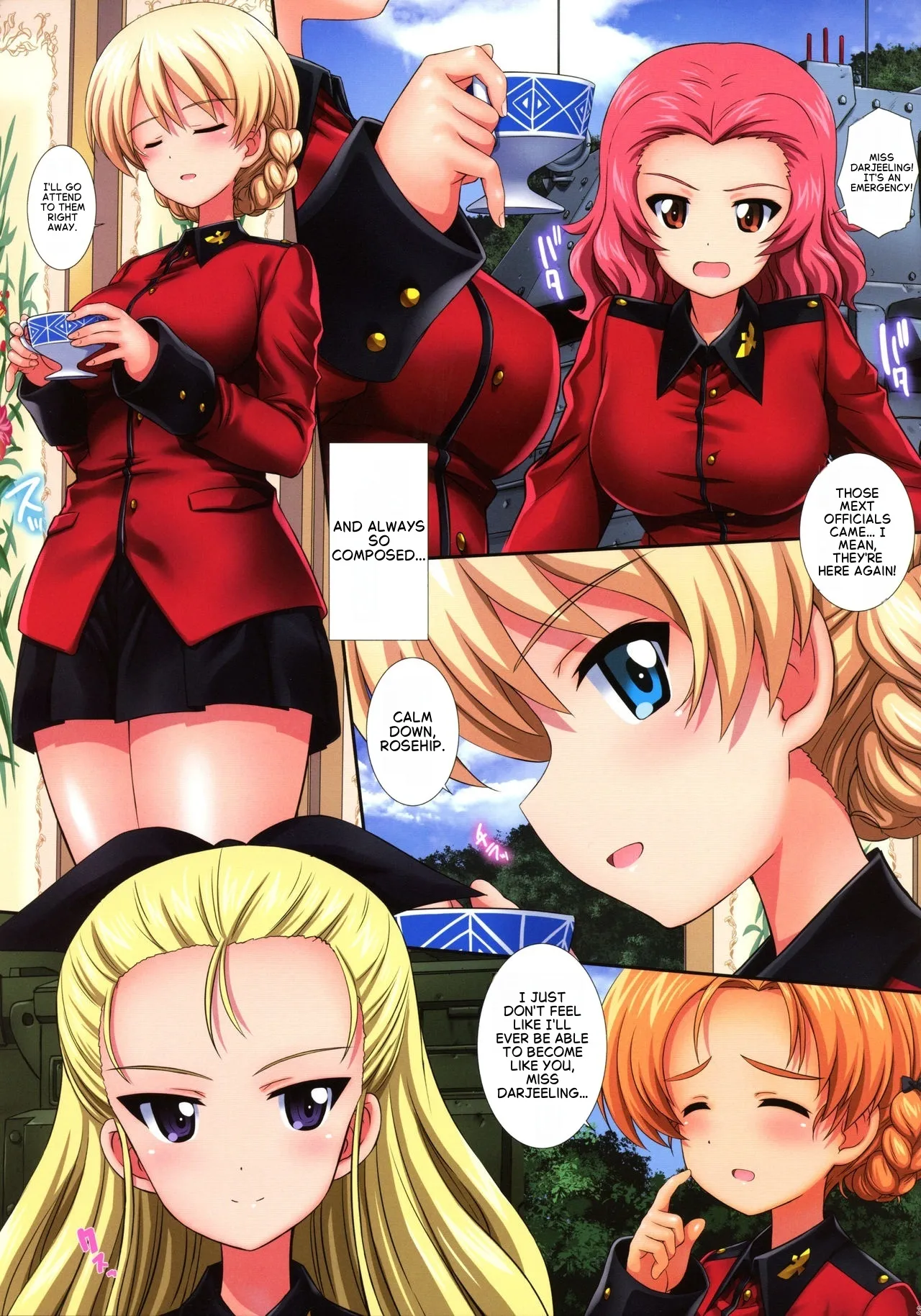 (C97) [Kamogawaya (Kamogawa Tanuki)]Gochuumon wa Koucha desu ka? 3 - Is the order a cup of tea? 3(Girls und Panzer) [English] Page 3