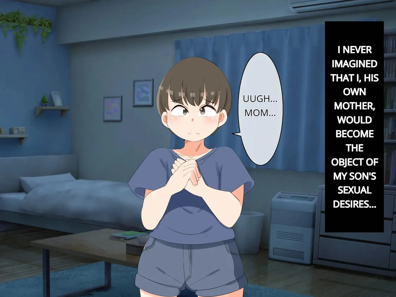 [ Kumazasa ]No way! I, a mother, am the object of my son's sexual desire! Page 10