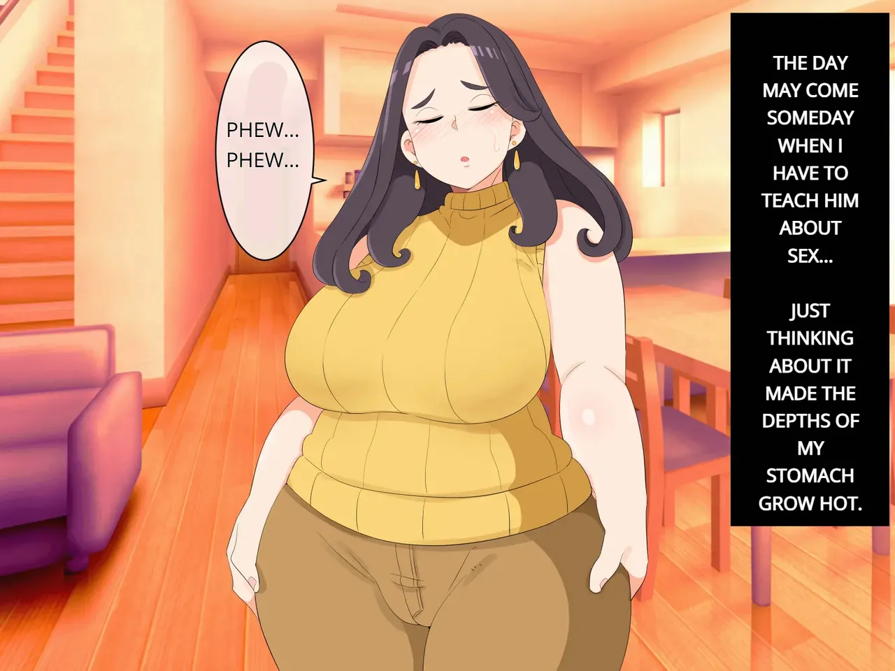 [ Kumazasa ]No way! I, a mother, am the object of my son's sexual desire! Page 48
