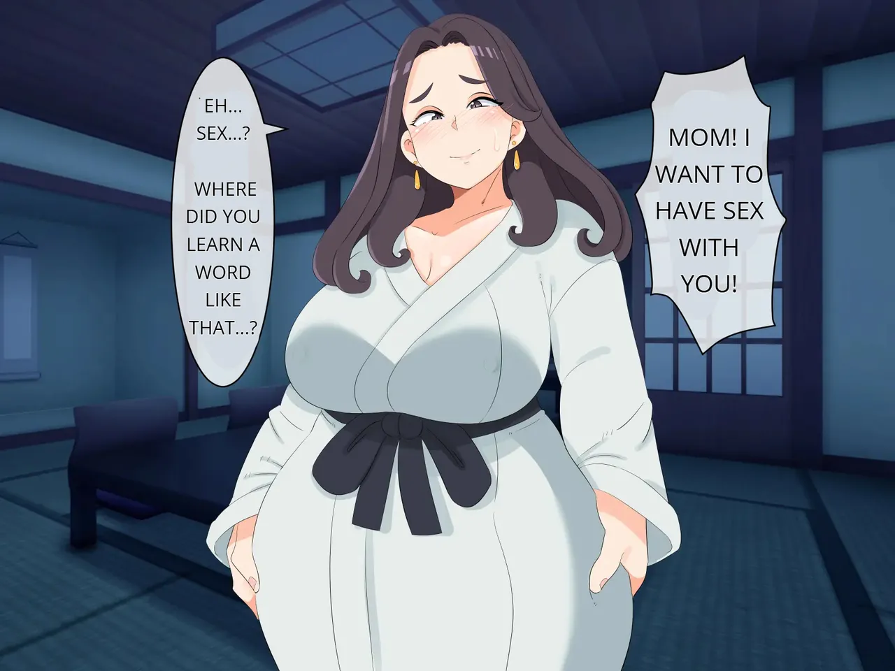 [ Kumazasa ]No way! I, a mother, am the object of my son's sexual desire! Page 55