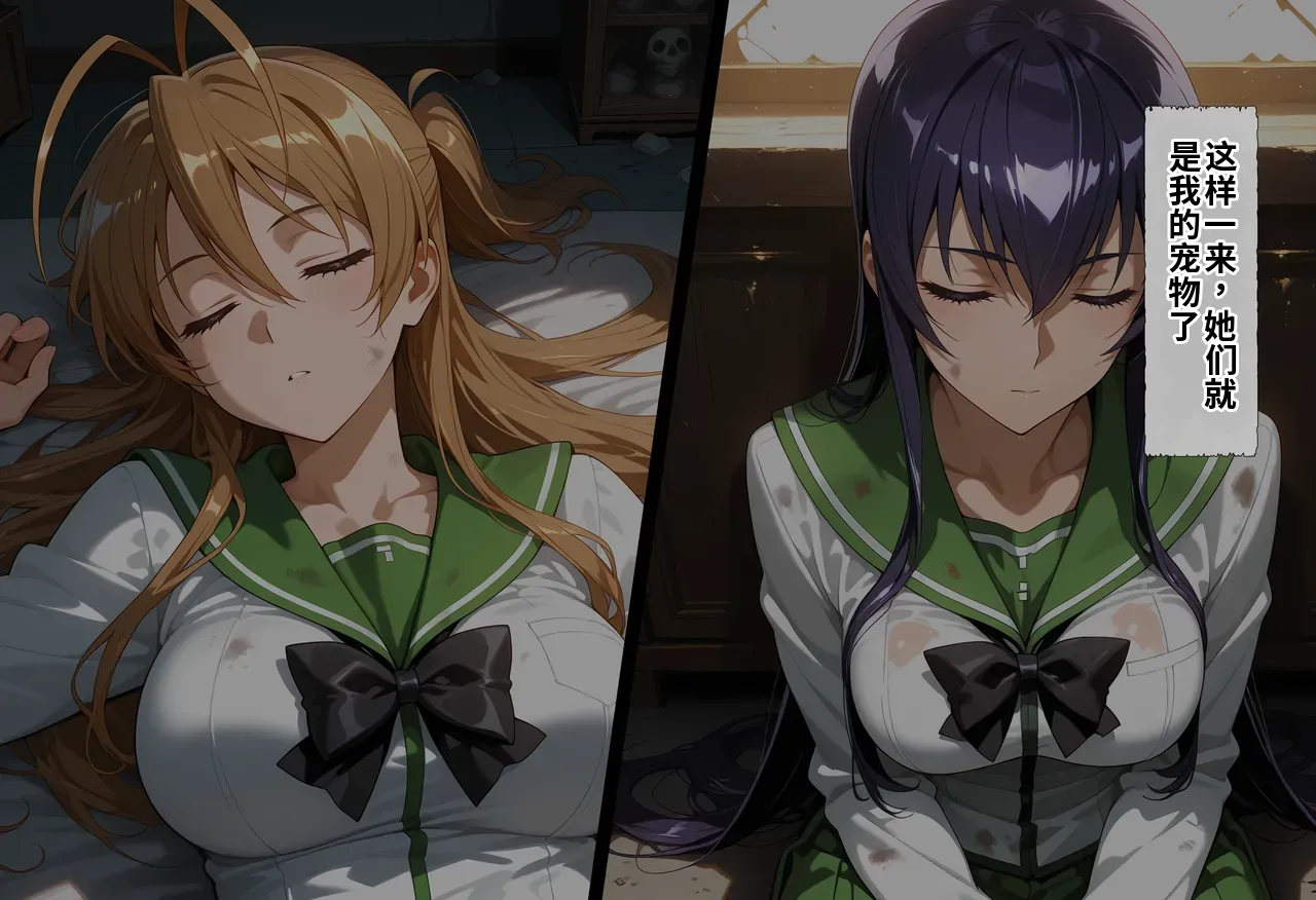 [タバタコポン]ゾンビがまんえんしたH〇TDの世界で…催● ハーレム作り[AI Generated] Page 15