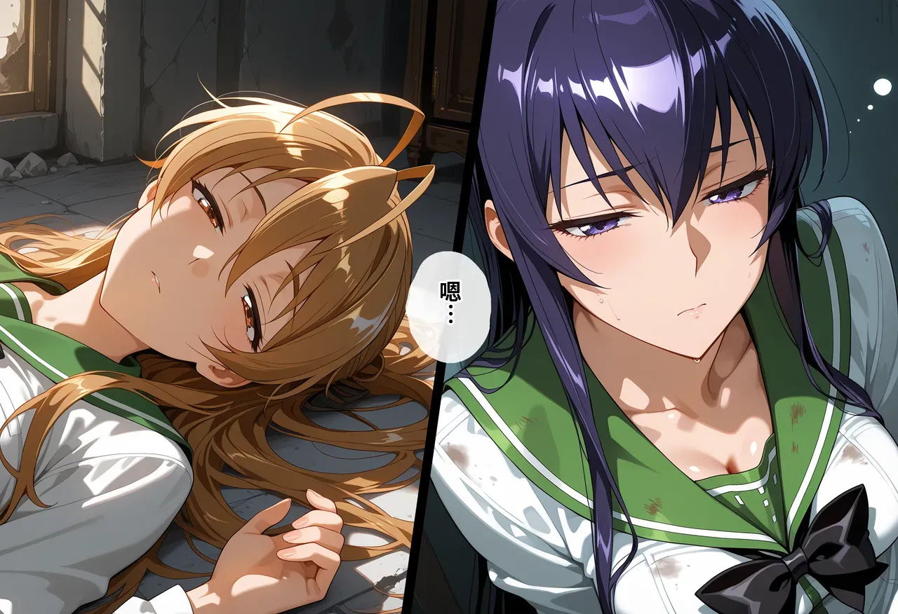 [タバタコポン]ゾンビがまんえんしたH〇TDの世界で…催● ハーレム作り[AI Generated] Page 16