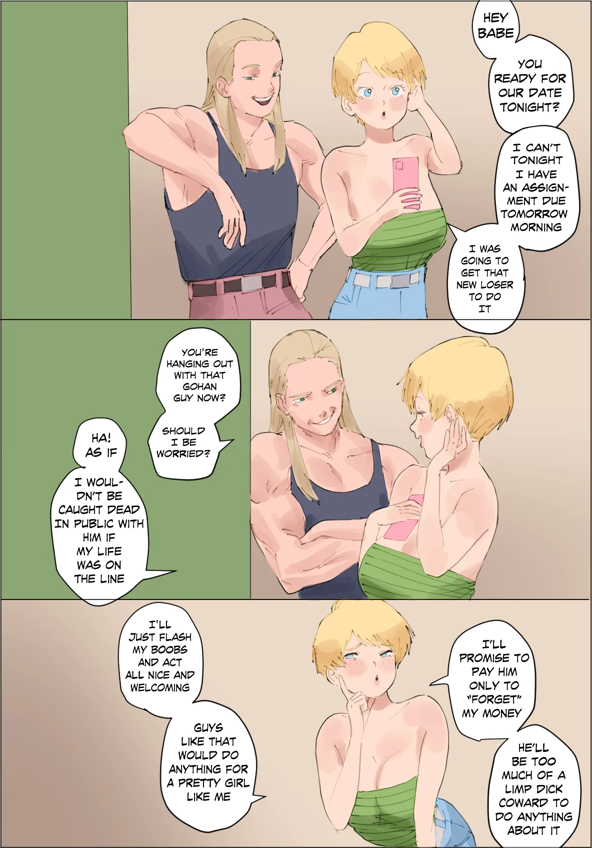 [Huggytug]Erasa Shouldn’t(Dragon Ball Z) Page 1