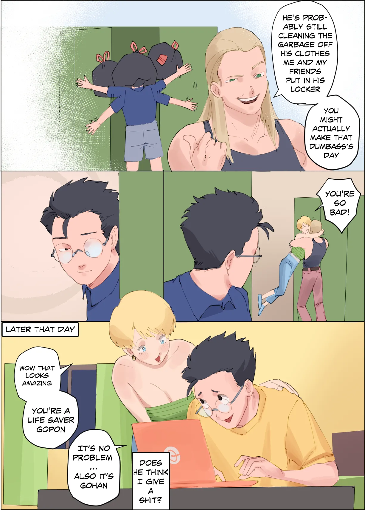 [Huggytug]Erasa Shouldn’t(Dragon Ball Z) Page 2