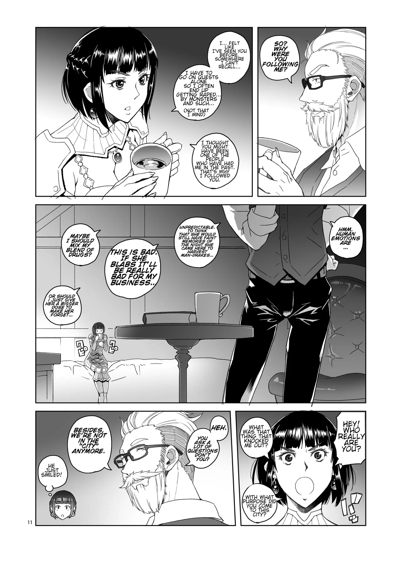 [Asaki Blog Branch Office (Asaki Takayuki)]Onnakishi Rael to Suzuiro no Mori no Kiba 2 - Female Knight Rahel And The Silvery Forest Fang 2 | Lady Knight Rahel and The Silvery Forest Fang 2[English] [CT Scans] [Digital] Page 10
