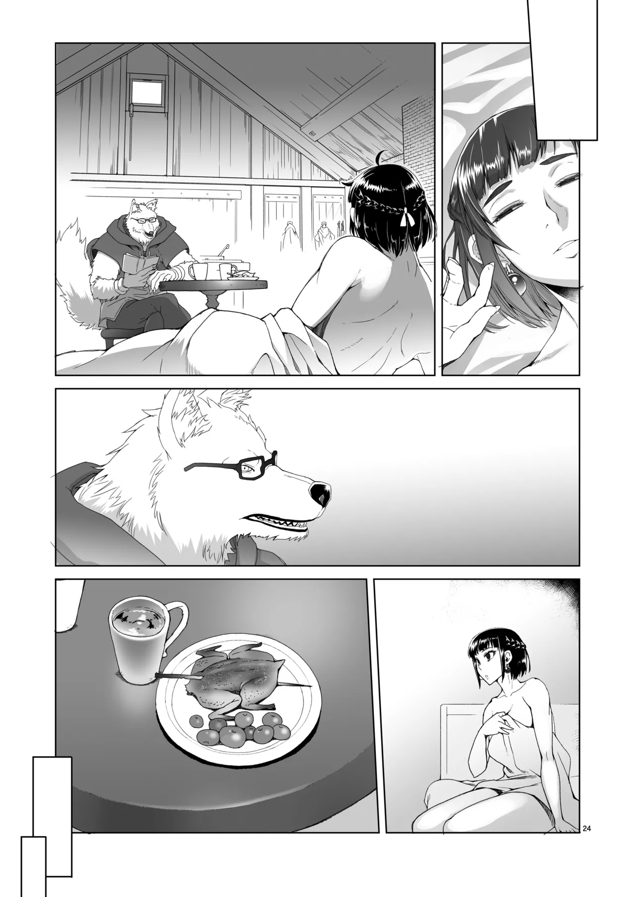 [Asaki Blog Branch Office (Asaki Takayuki)]Onnakishi Rael to Suzuiro no Mori no Kiba 2 - Female Knight Rahel And The Silvery Forest Fang 2 | Lady Knight Rahel and The Silvery Forest Fang 2[English] [CT Scans] [Digital] Page 49