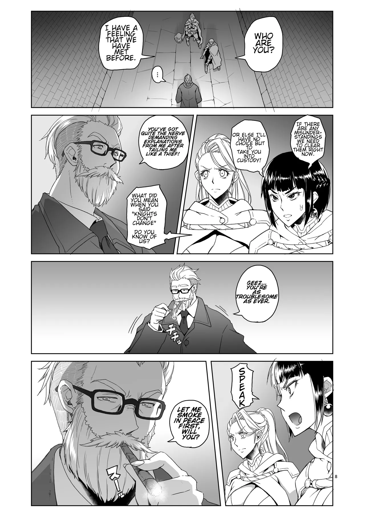 [Asaki Blog Branch Office (Asaki Takayuki)]Onnakishi Rael to Suzuiro no Mori no Kiba 2 - Female Knight Rahel And The Silvery Forest Fang 2 | Lady Knight Rahel and The Silvery Forest Fang 2[English] [CT Scans] [Digital] Page 7