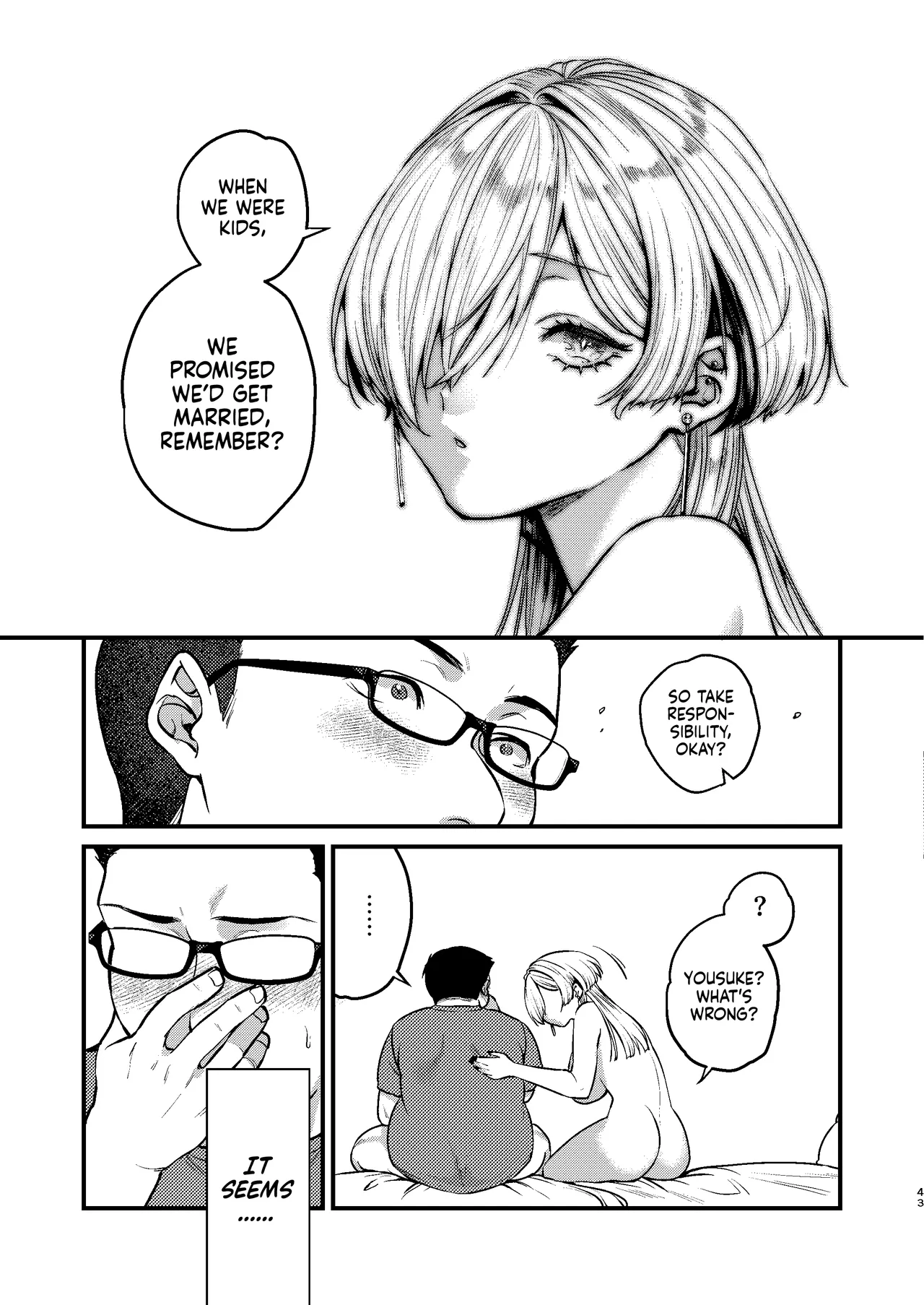[Anmitsutei (Kibi Anmitsu)]Cool na Kanojo. ~Osananajimi Gal to Boku ga Tsukiau made~ | My Cool Girlfriend ~How I Ended Up Dating My Gyaru Childhood Friend~[English] [NudeSalad] [Digital] Page 44