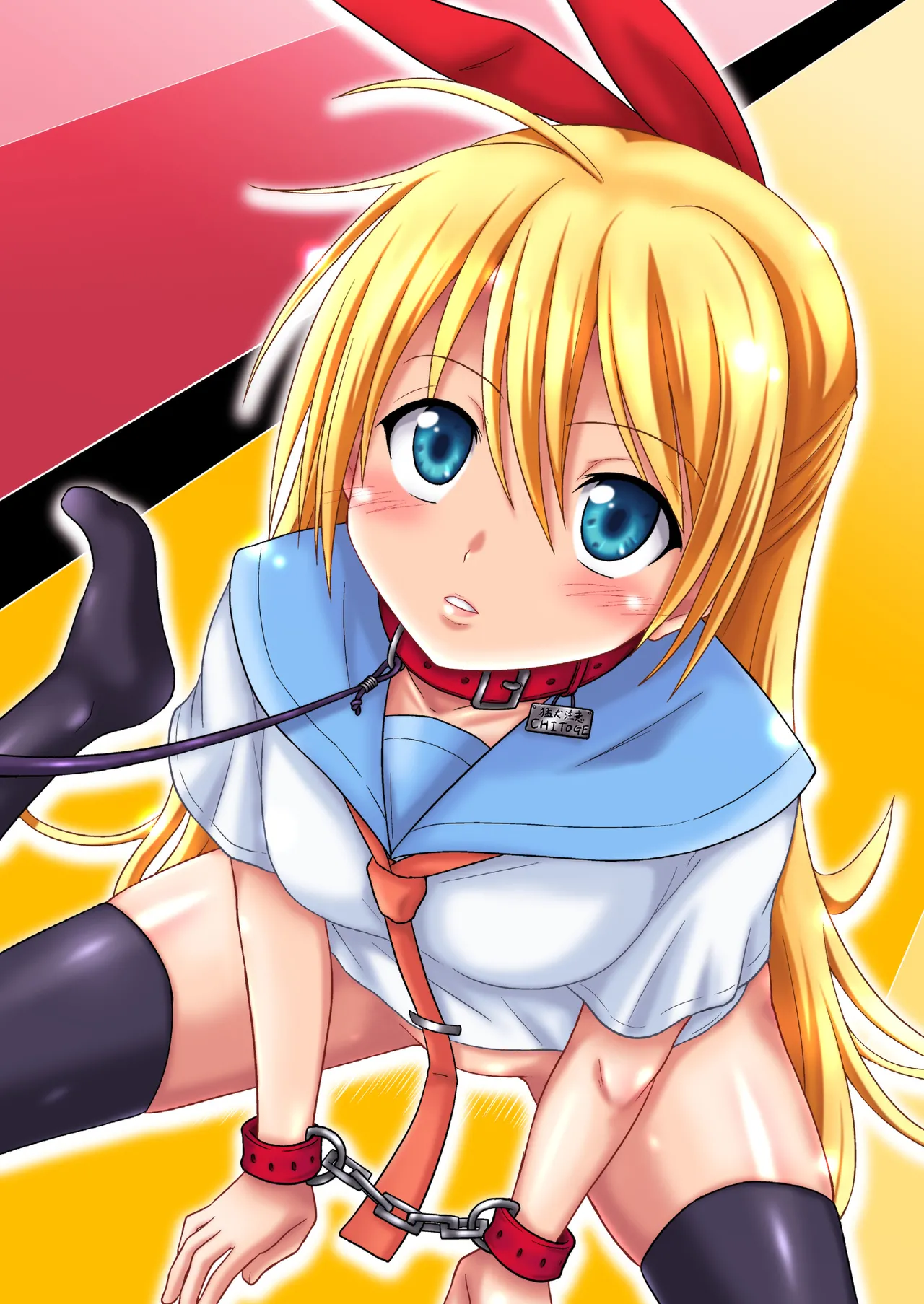 [Chi-Ra-Rhyzhm (Hidaka Toworu)]RED RIBBON(Nisekoi) [Chinese] [RATKING機翻] [Digital] Page 2