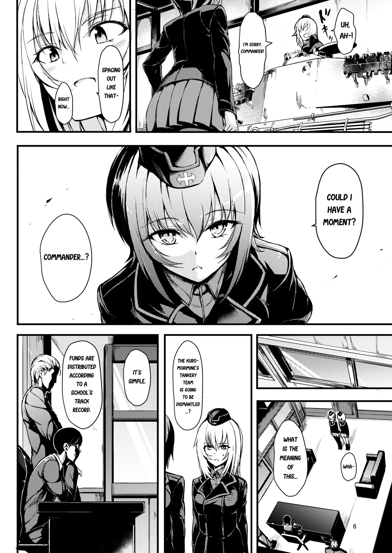 [Kyockchokyock (Kyockcho)]The Violation of Kuromorimine(Girls und Panzer) [English] [Digital] [RagsSgar_Translations] Page 6