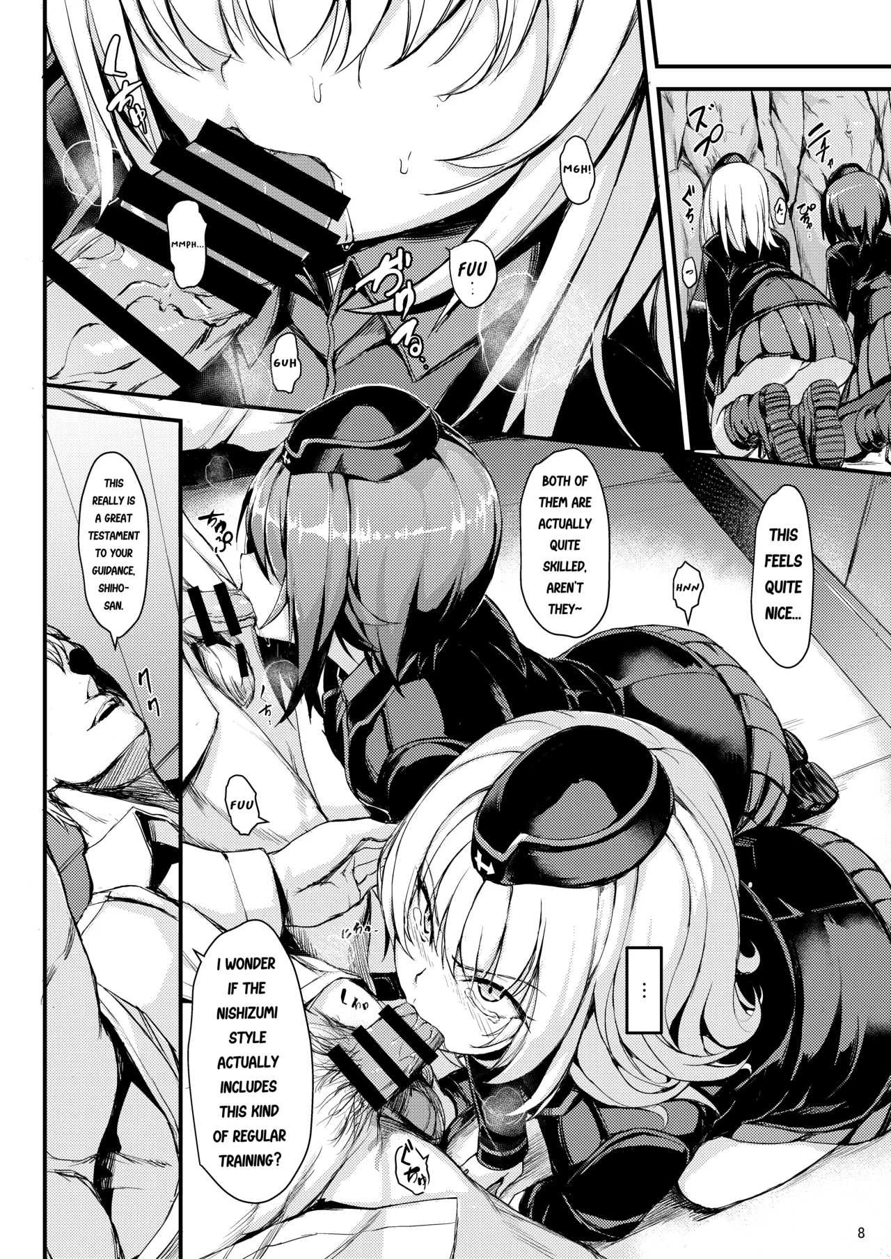 [Kyockchokyock (Kyockcho)]The Violation of Kuromorimine(Girls und Panzer) [English] [Digital] [RagsSgar_Translations] Page 8