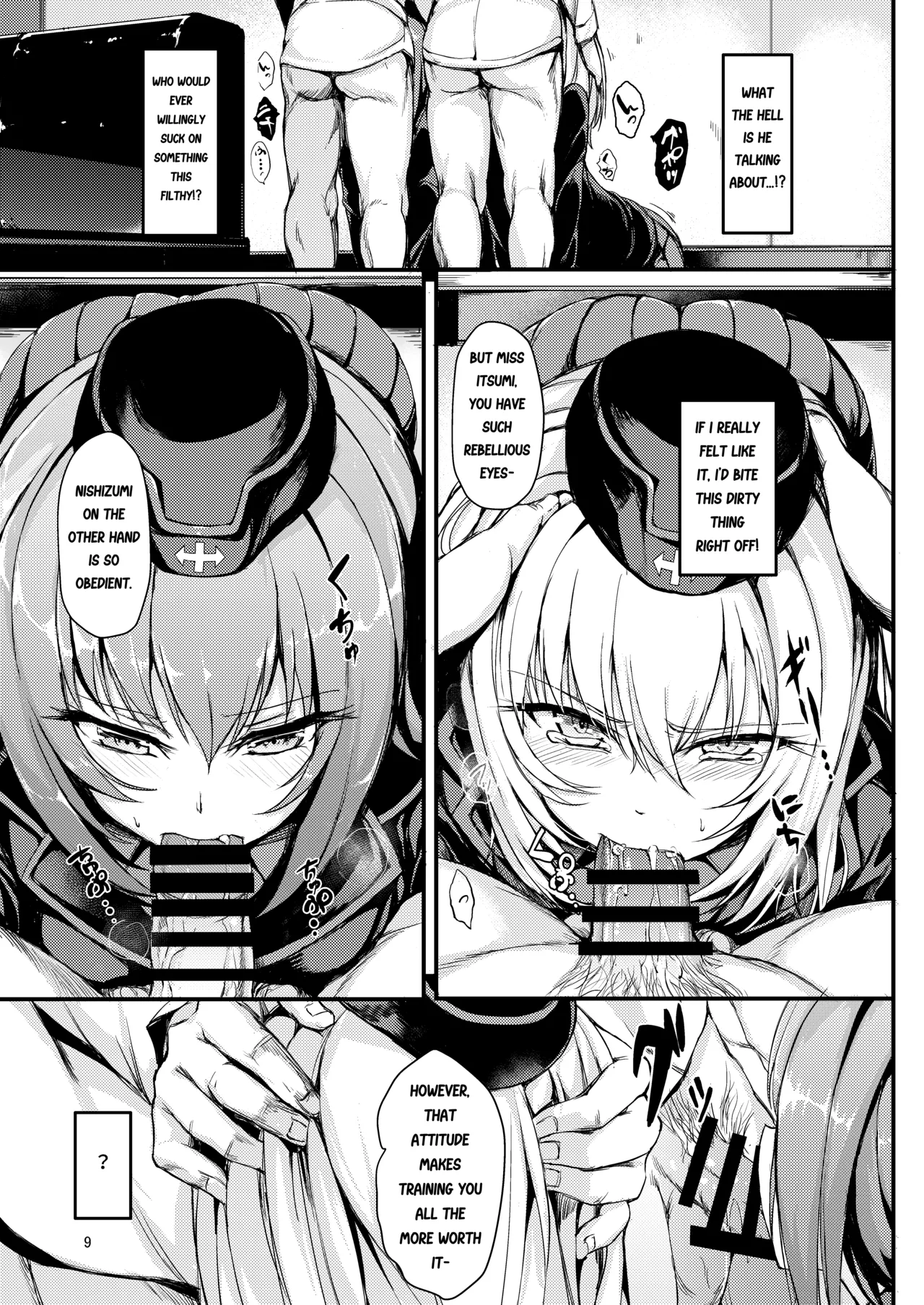 [Kyockchokyock (Kyockcho)]The Violation of Kuromorimine(Girls und Panzer) [English] [Digital] [RagsSgar_Translations] Page 9